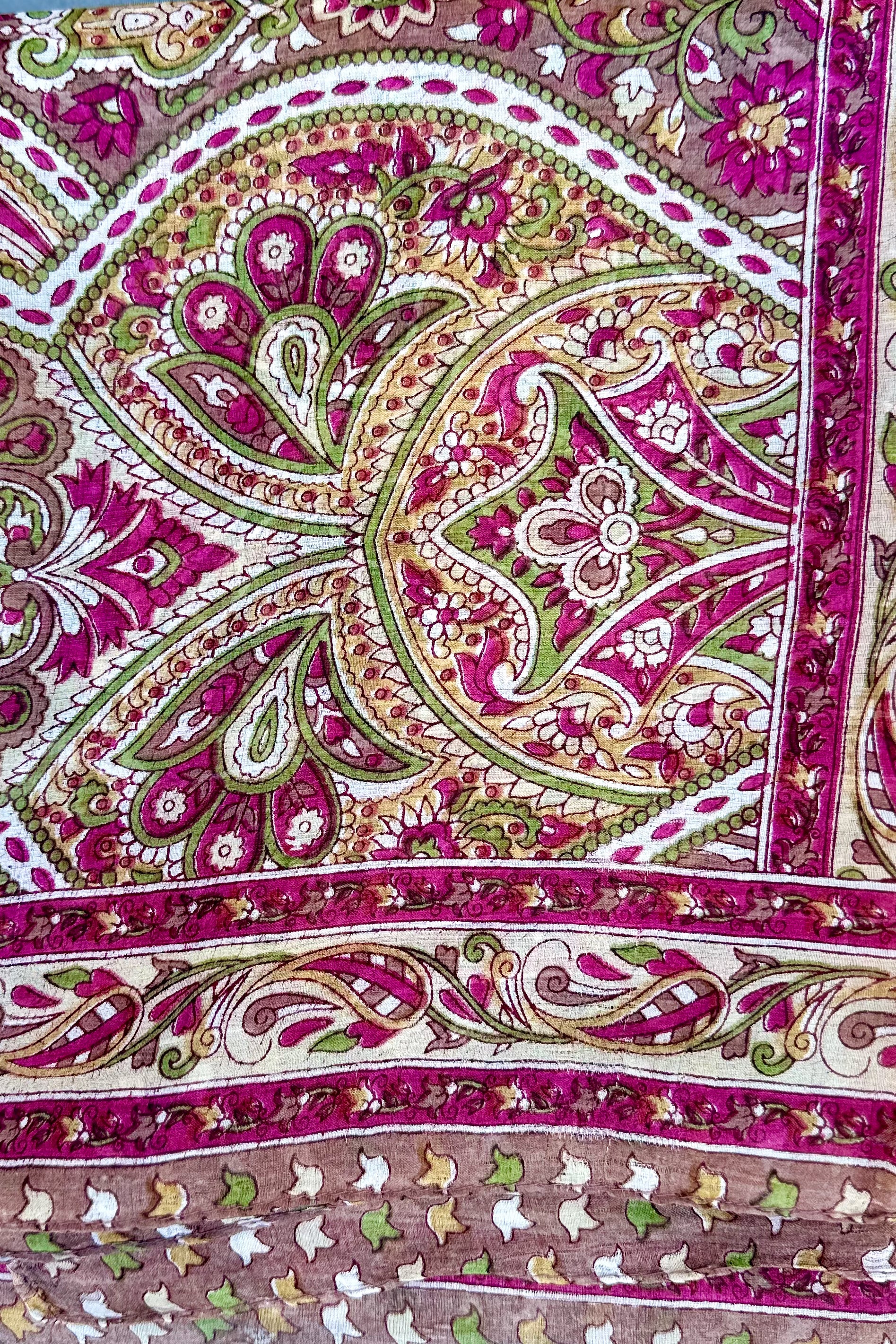 Silk Scarf In Cocoa Paisley