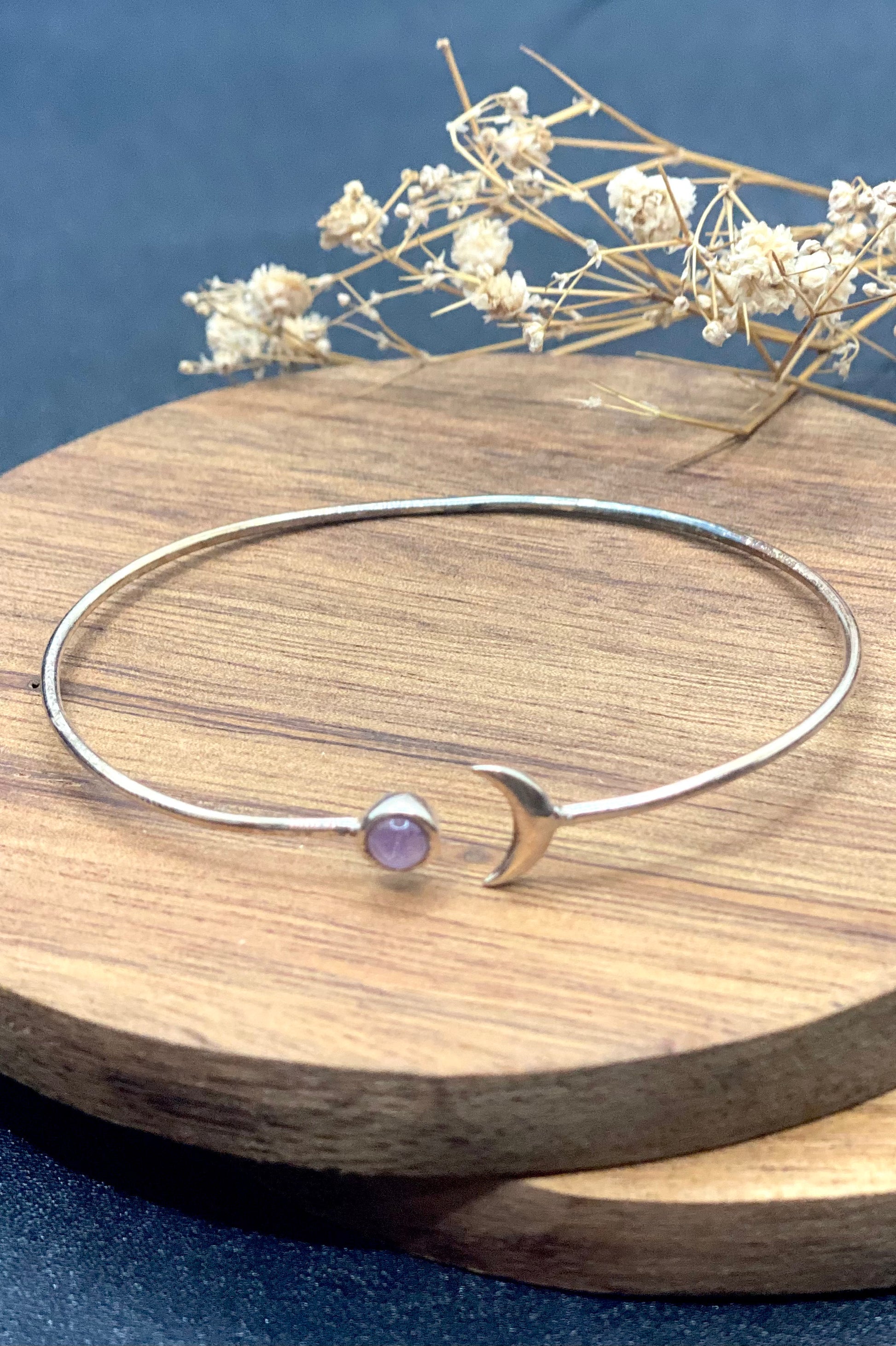 Celestial Bangle In Amethyst
