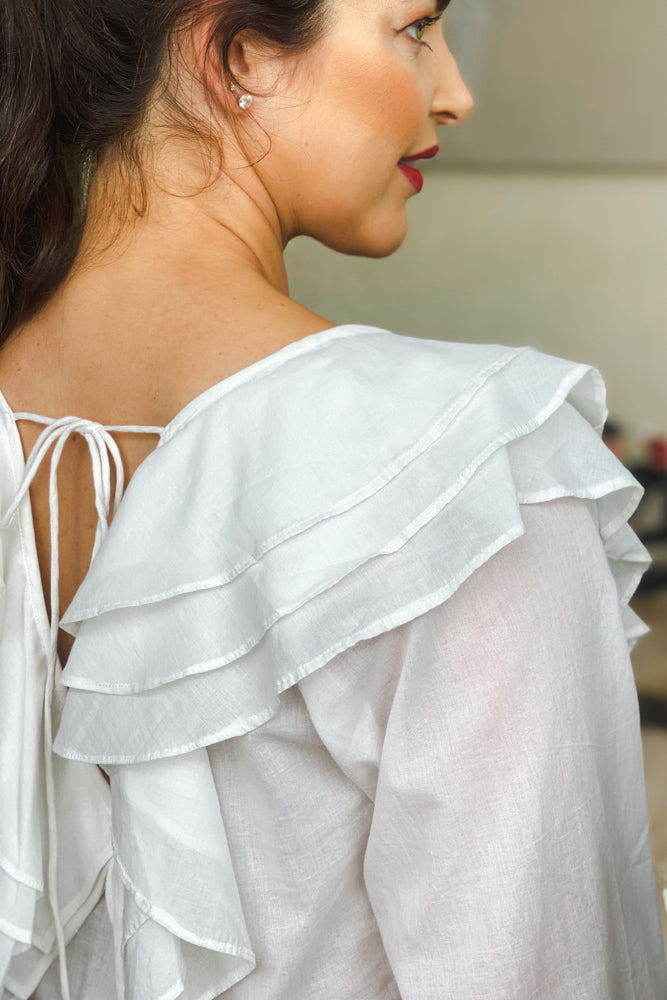 Azalea Blouse In White