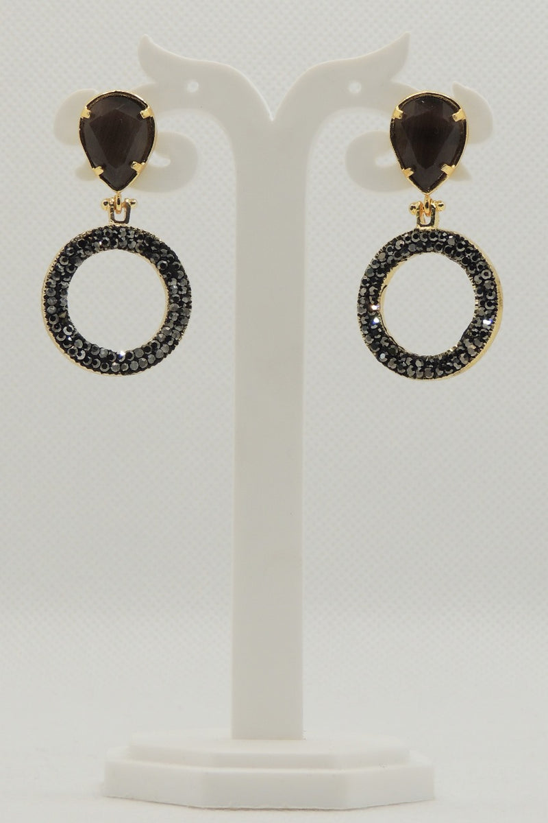 Laila Earrings In Brown