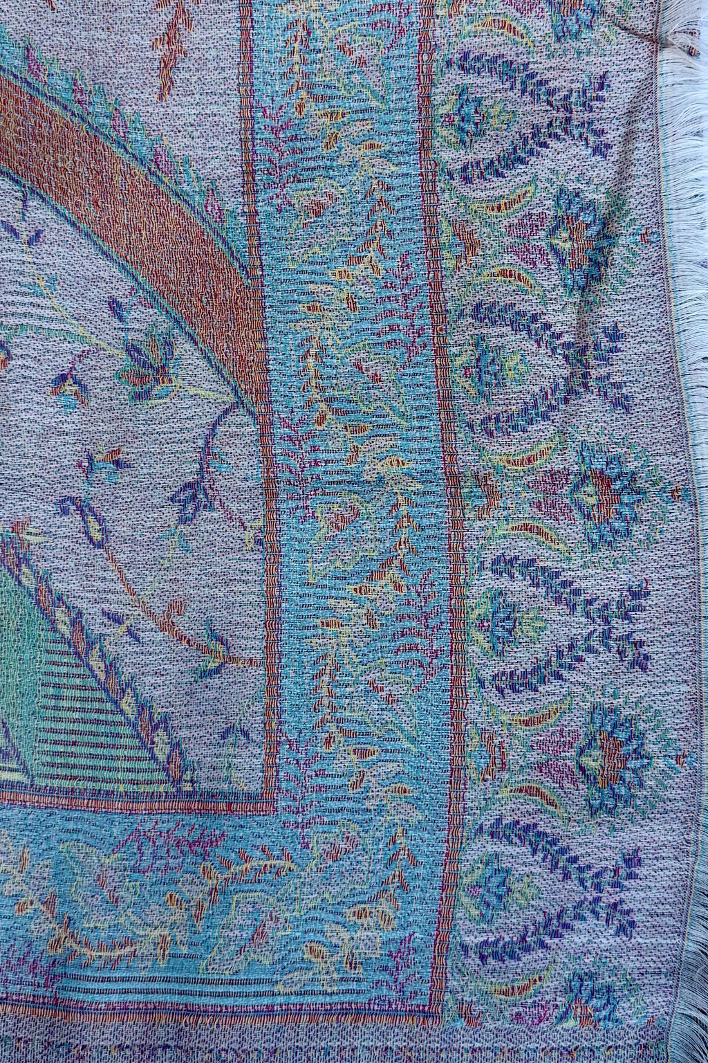 Cashmere & Bamboo Scarf In Pastel Passion