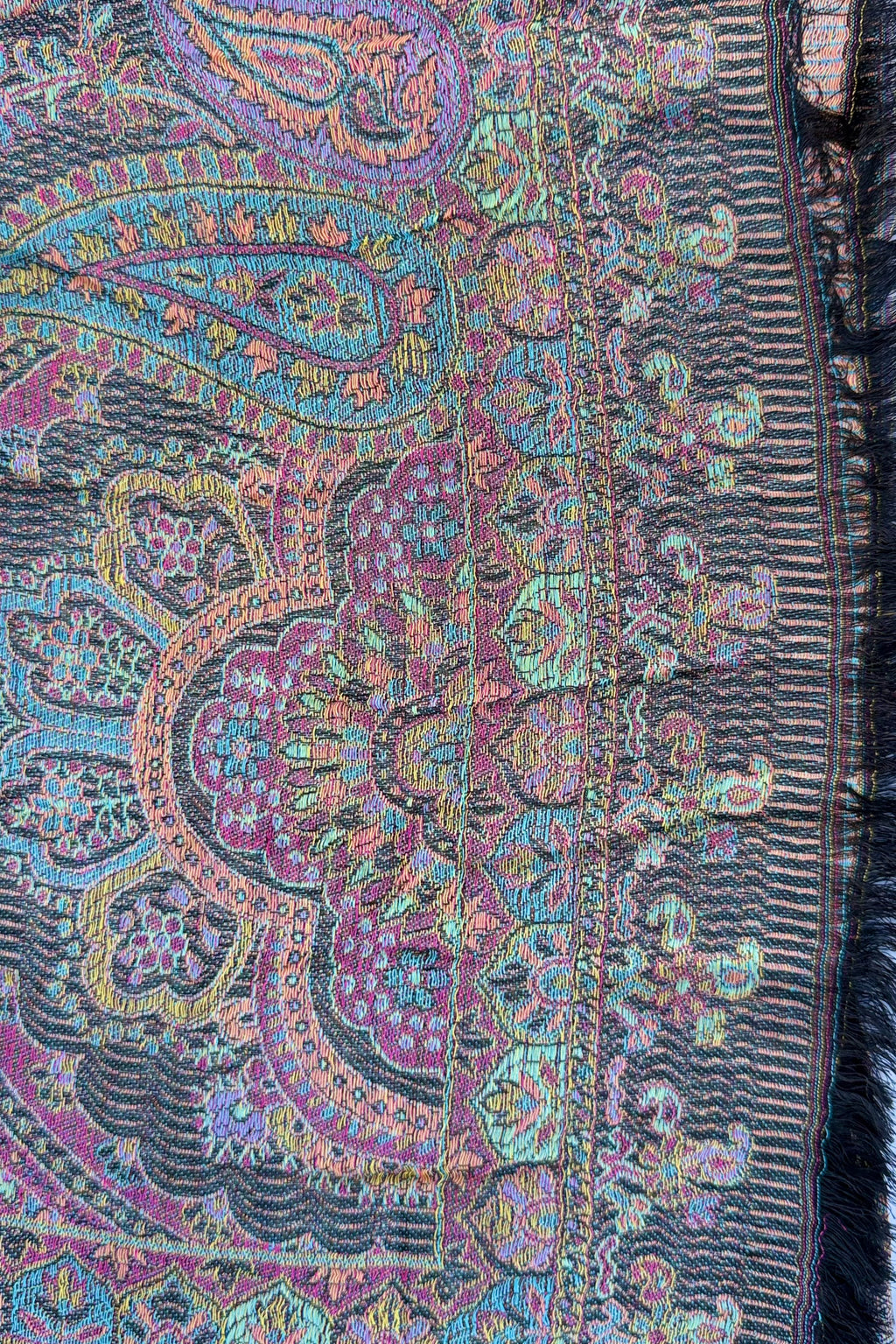 Cashmere & Bamboo Scarf In Liquorice