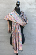 Cashmere & Bamboo Scarf In Liquorice