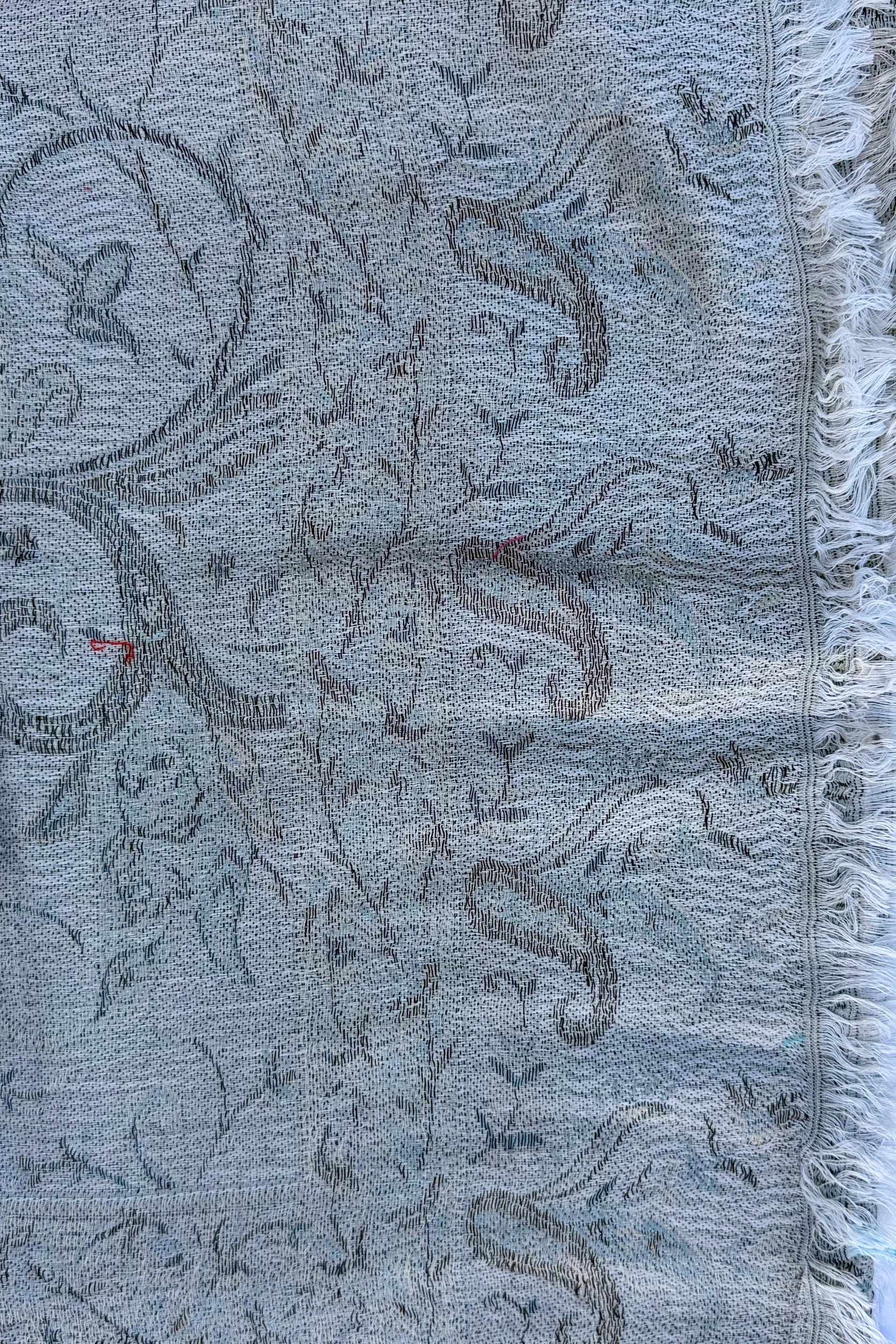 Cashmere & Bamboo Scarf In Glacier