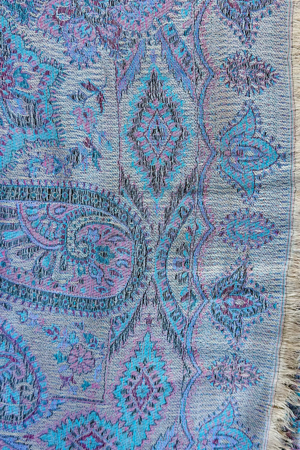 Cashmere & Bamboo Scarf In Lavender Violet