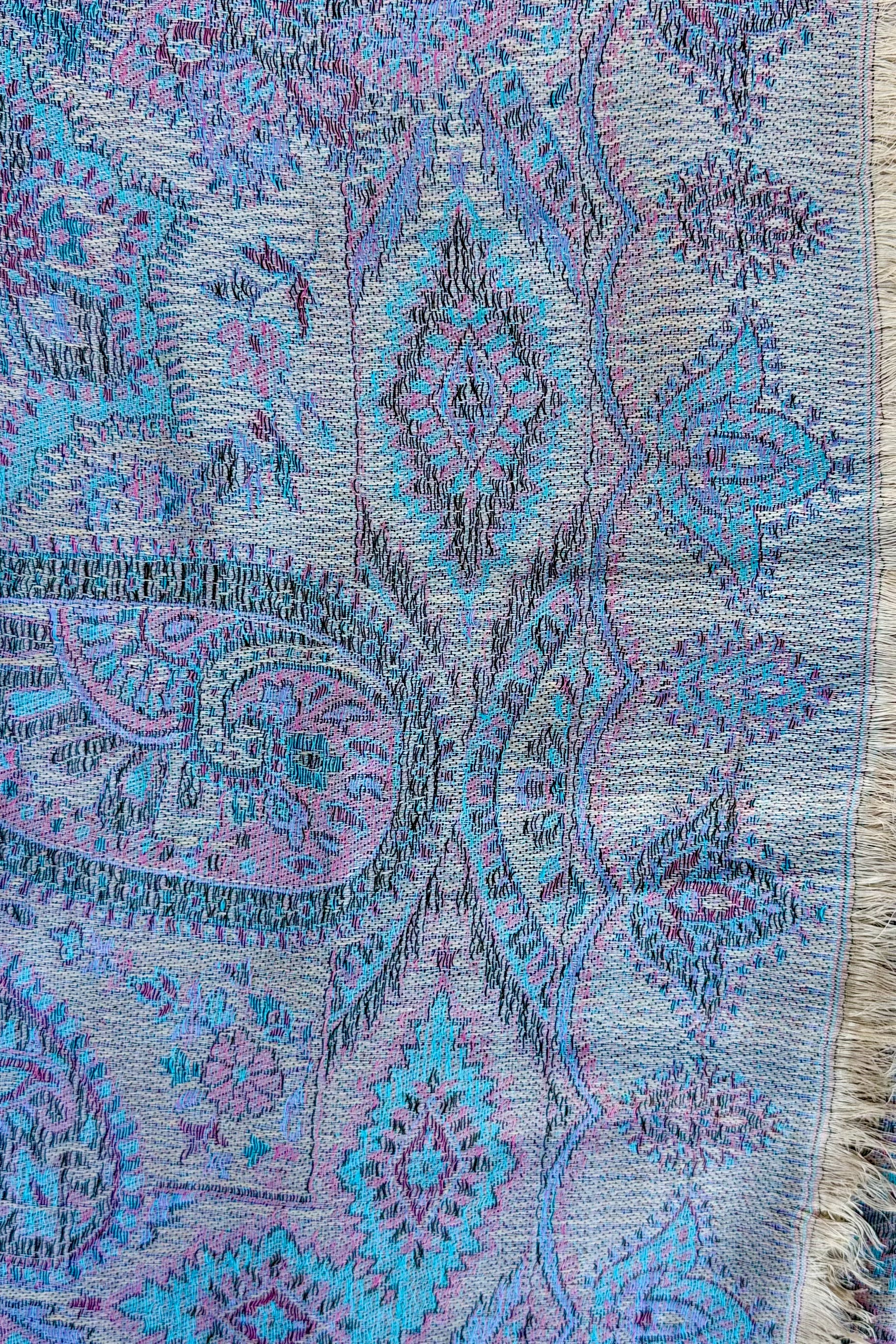 Cashmere & Bamboo Scarf In Lavender Violet