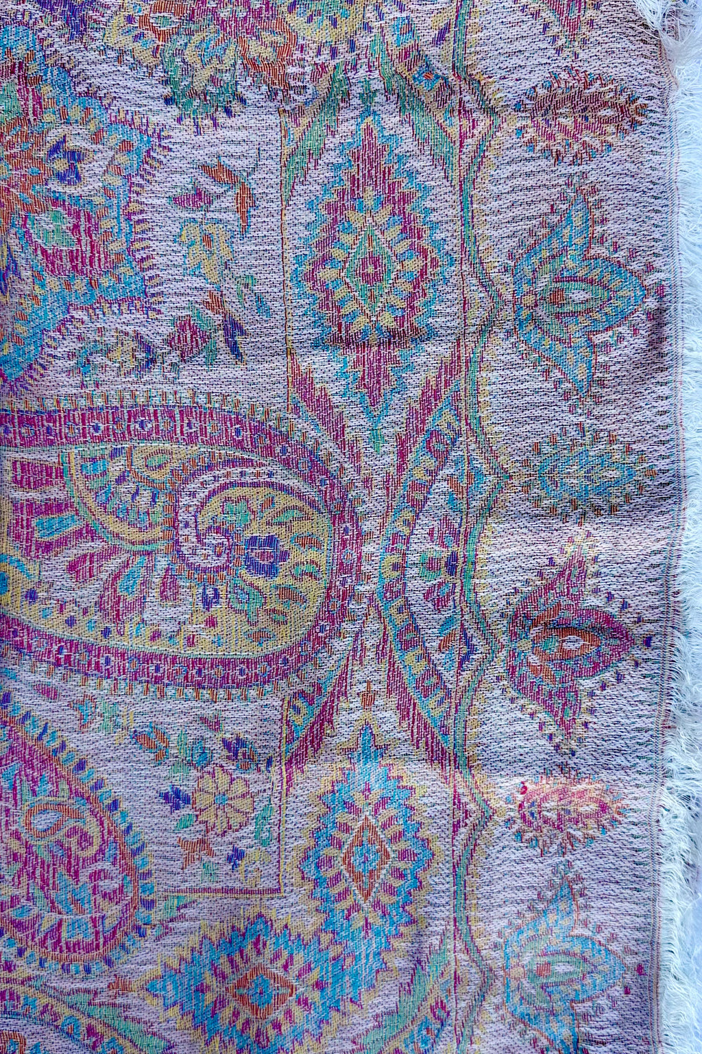 Cashmere & Bamboo Scarf In Veiled Rose