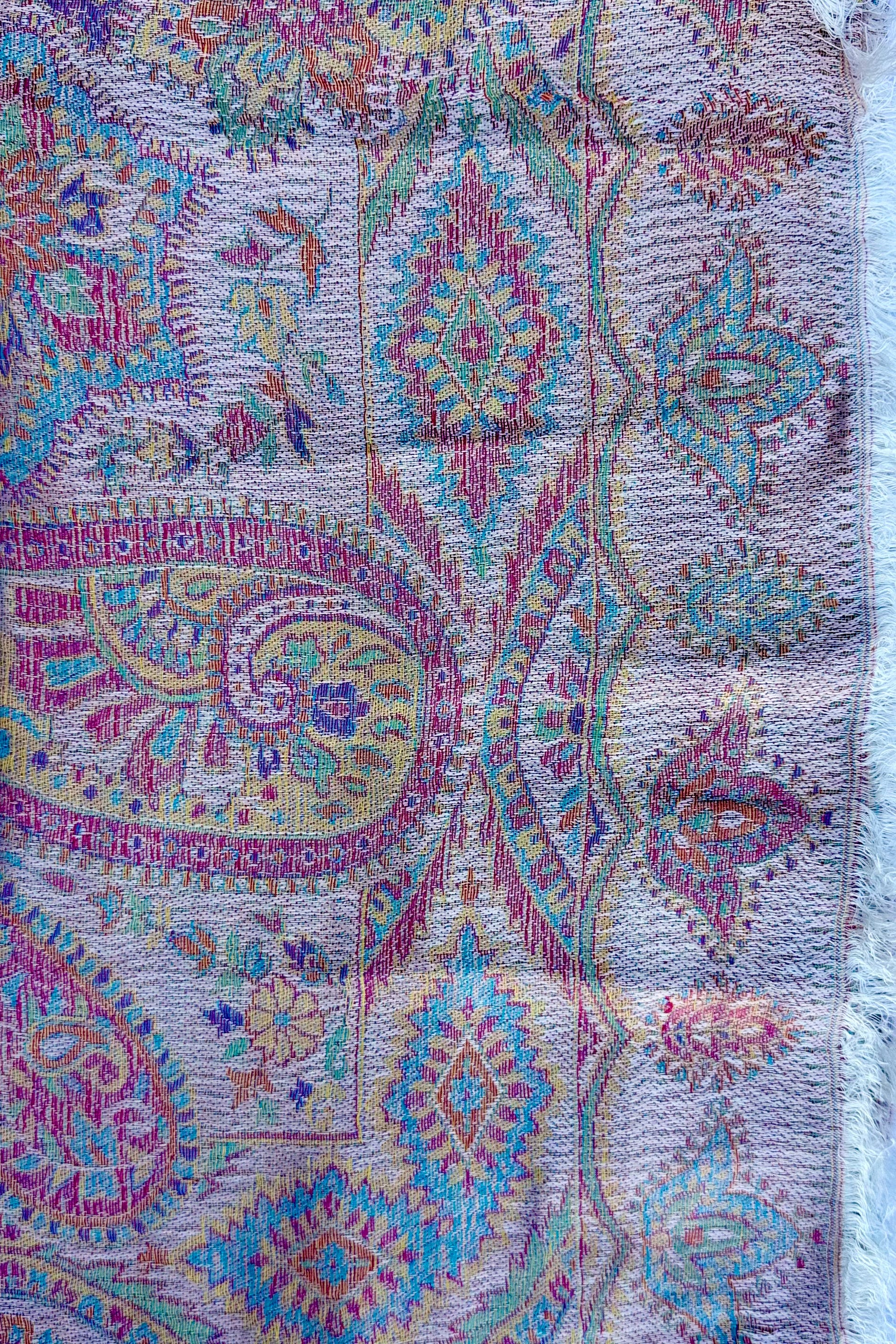 Cashmere & Bamboo Scarf In Veiled Rose
