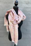 Cashmere & Bamboo Scarf In Veiled Rose