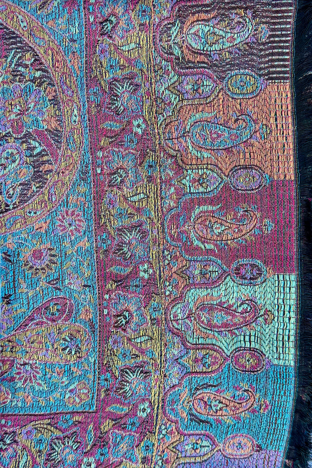 Cashmere & Bamboo Scarf In Raven