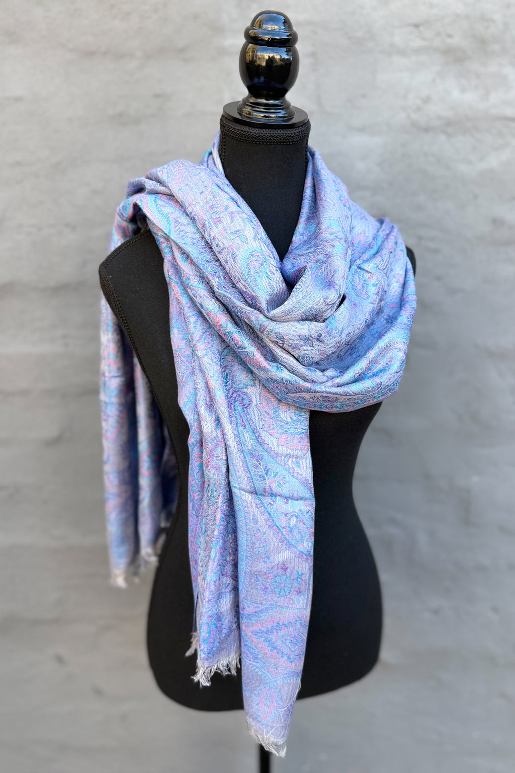 Cashmere & Bamboo Scarf In Sweet Lavender