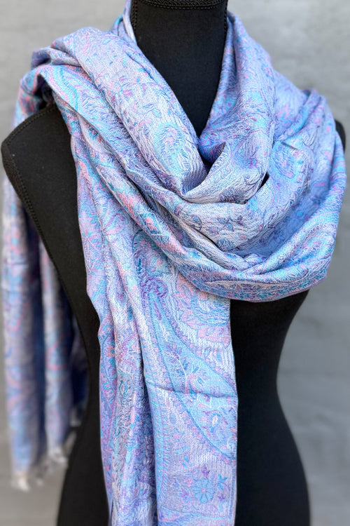 Cashmere & Bamboo Scarf In Sweet Lavender