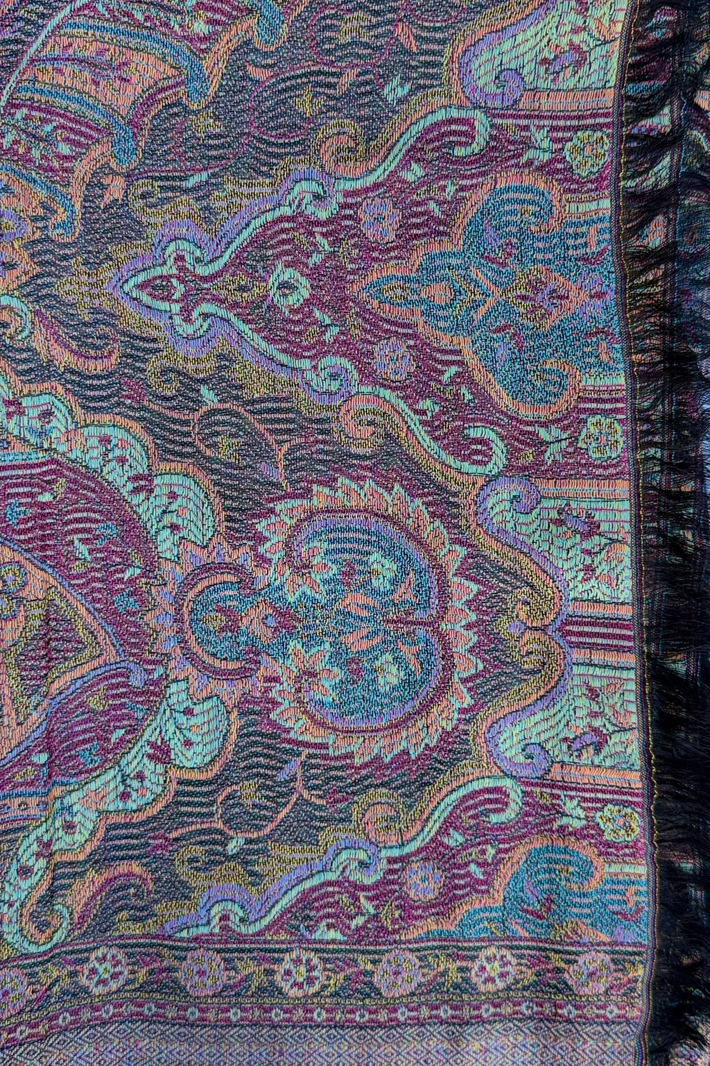 Cashmere & Bamboo Scarf In Turkish Coffee
