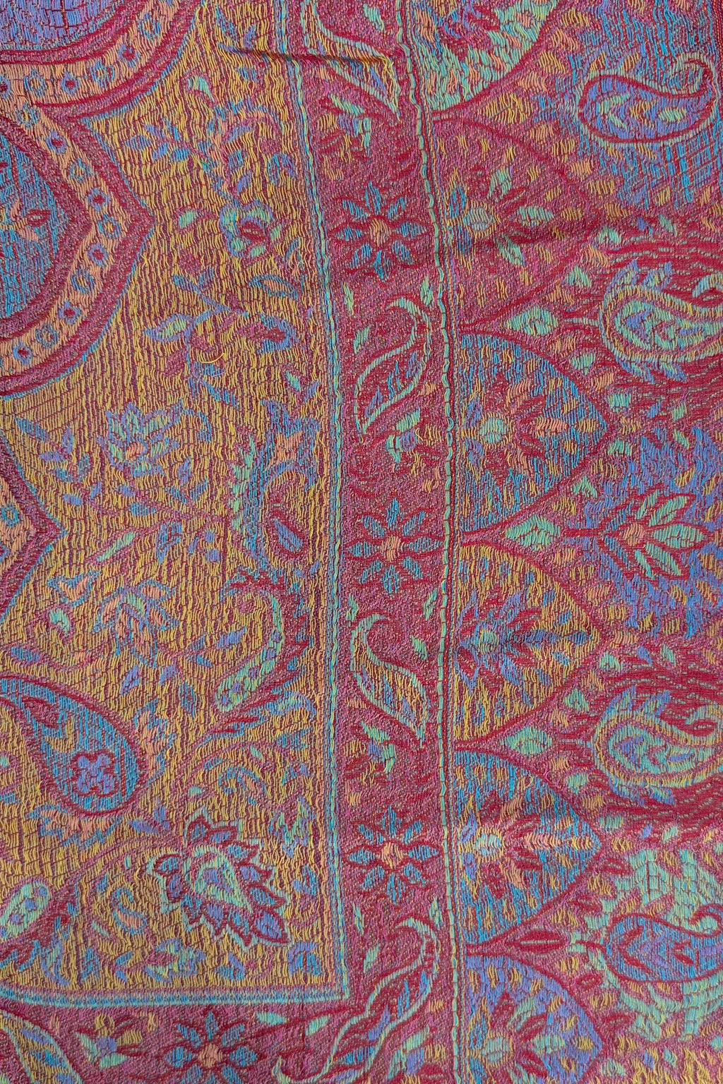 Cashmere & Bamboo Scarf In Cherry Tomato