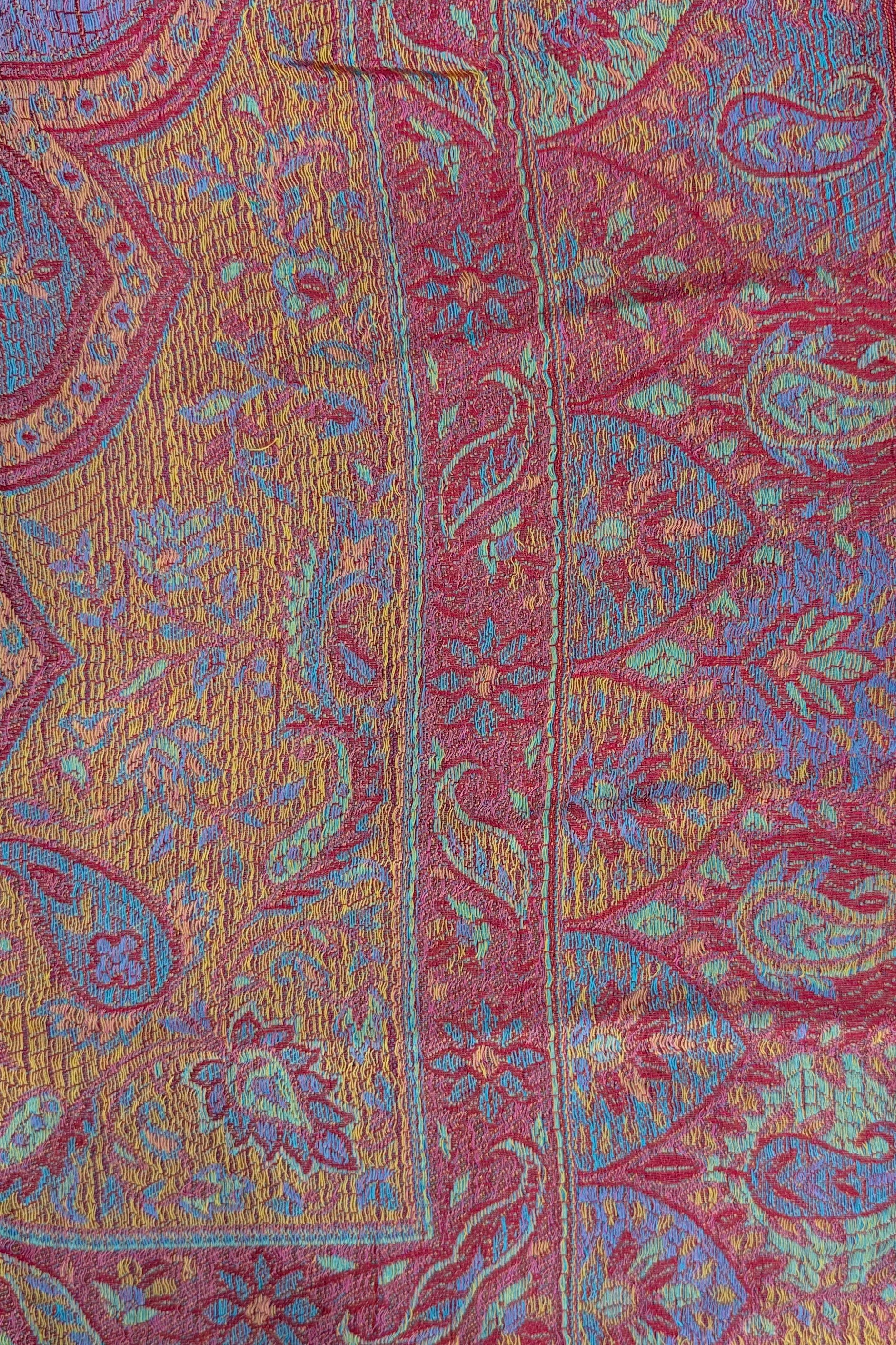 Cashmere & Bamboo Scarf In Cherry Tomato