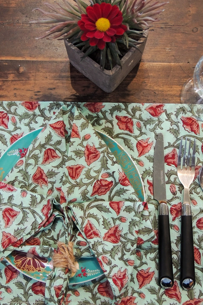 Minty Rose Bandana