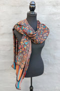 Cashmere & Bamboo Scarf In Coffee Bean