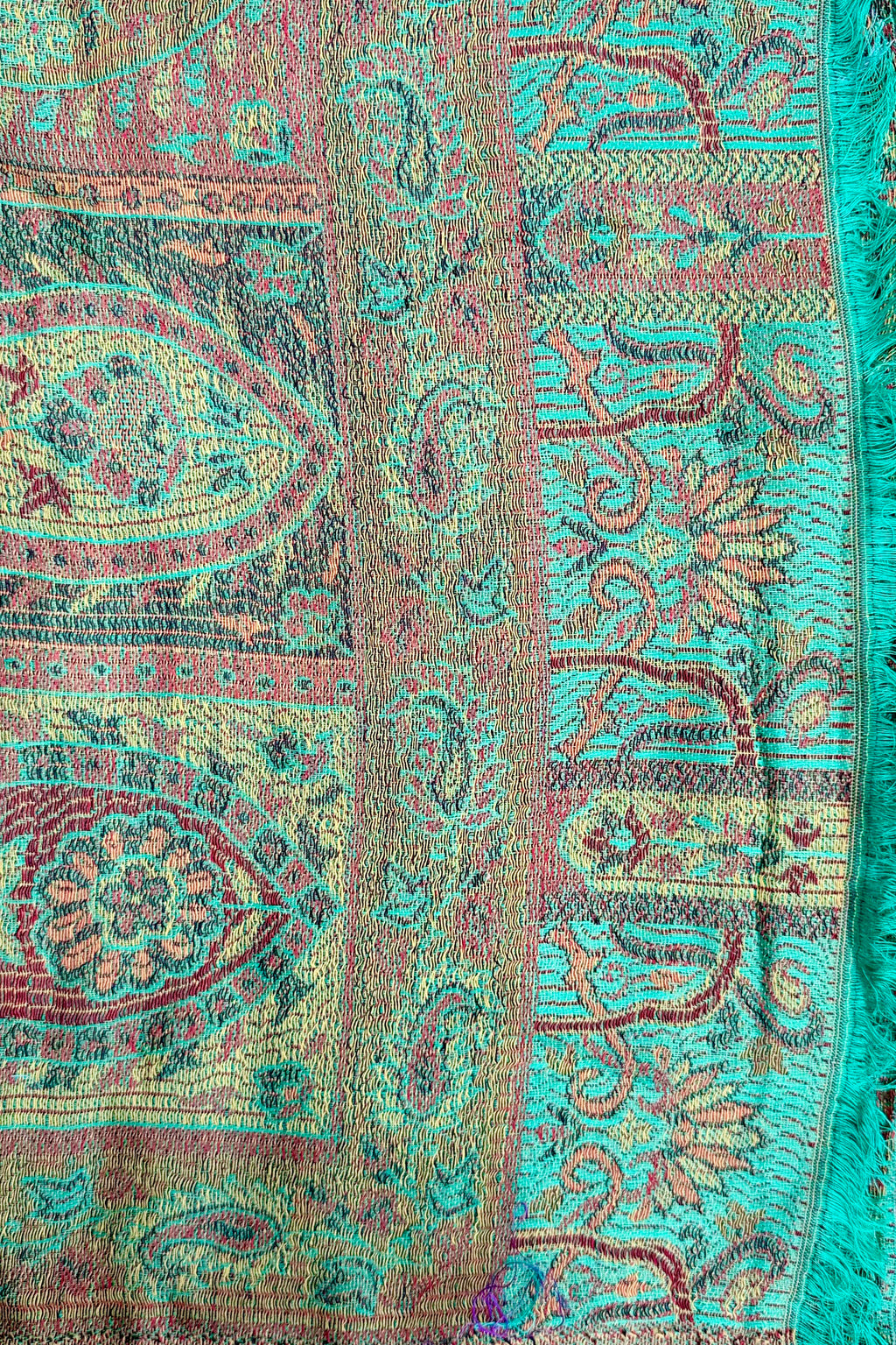 Cashmere & Bamboo Scarf In Fern Green