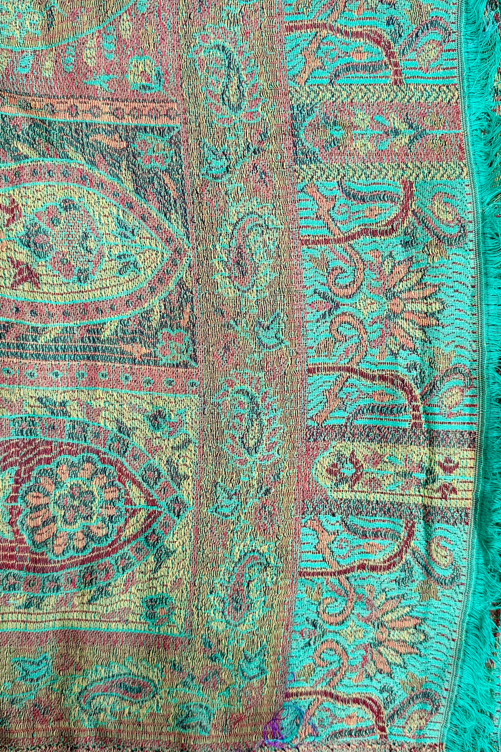 Cashmere & Bamboo Scarf In Fern Green