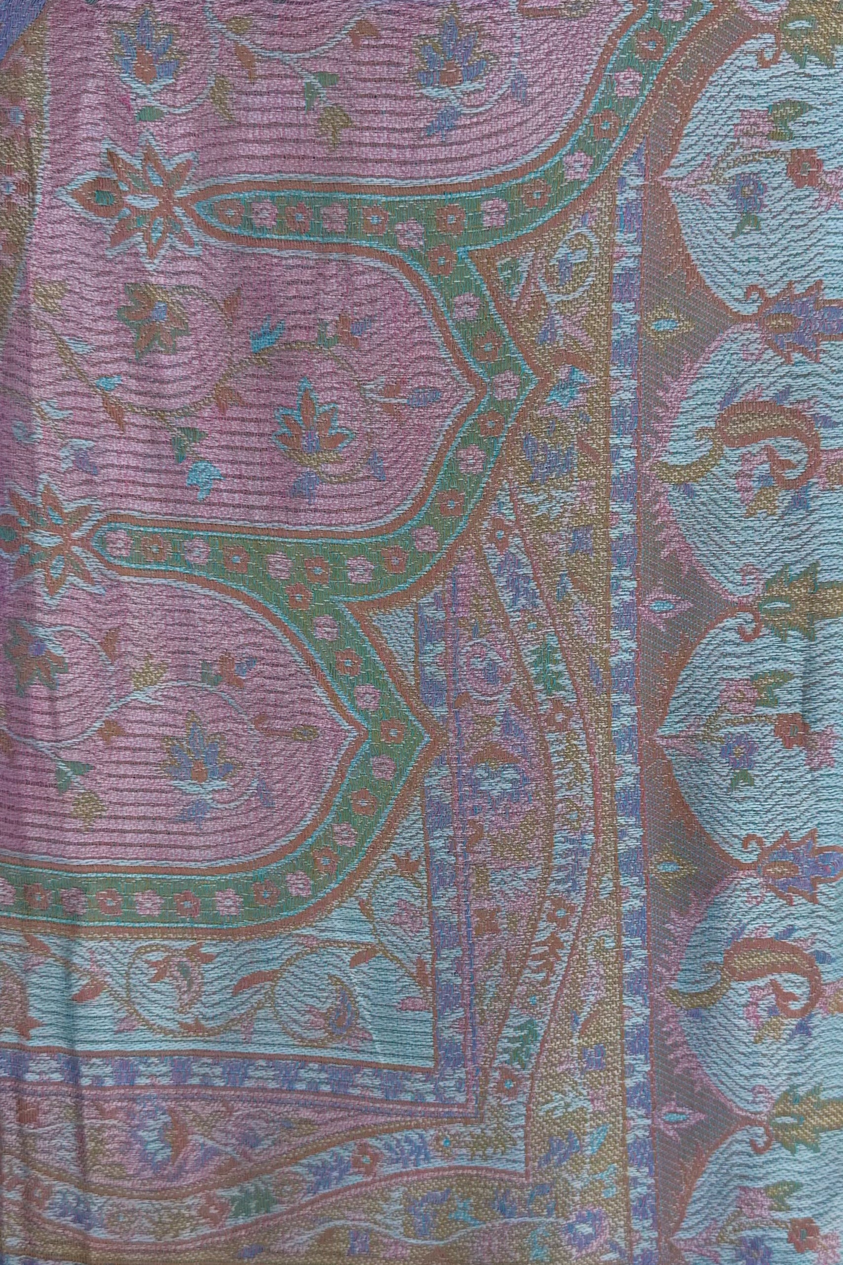 Cashmere & Bamboo Scarf In Misty Pastels