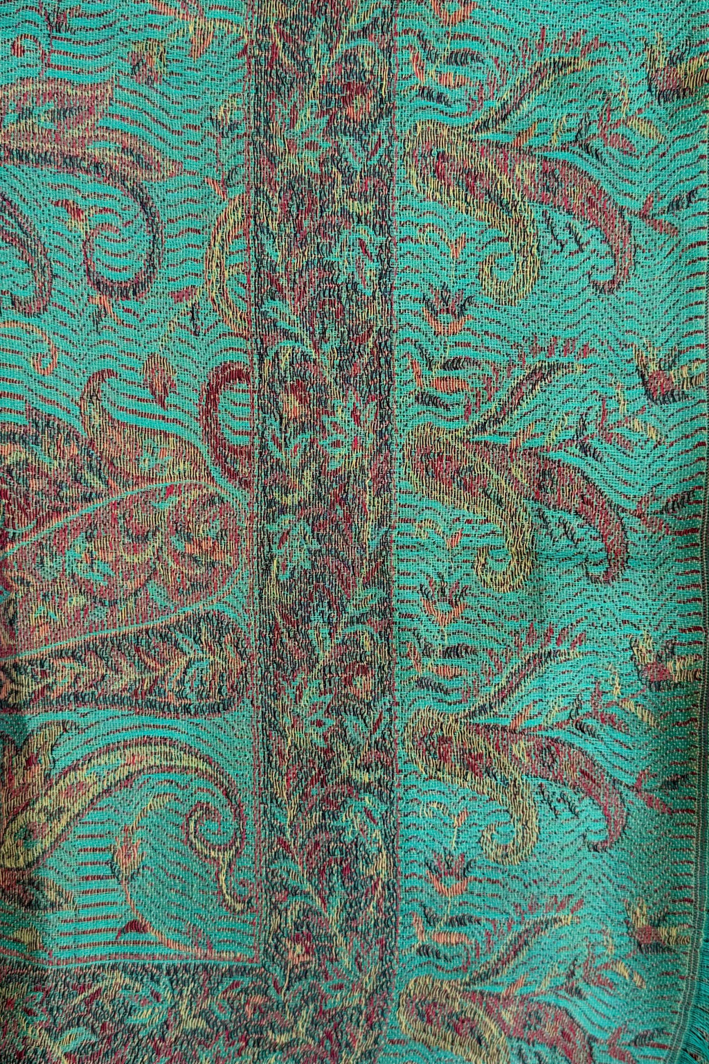 Cashmere & Bamboo Scarf In Amazon Green