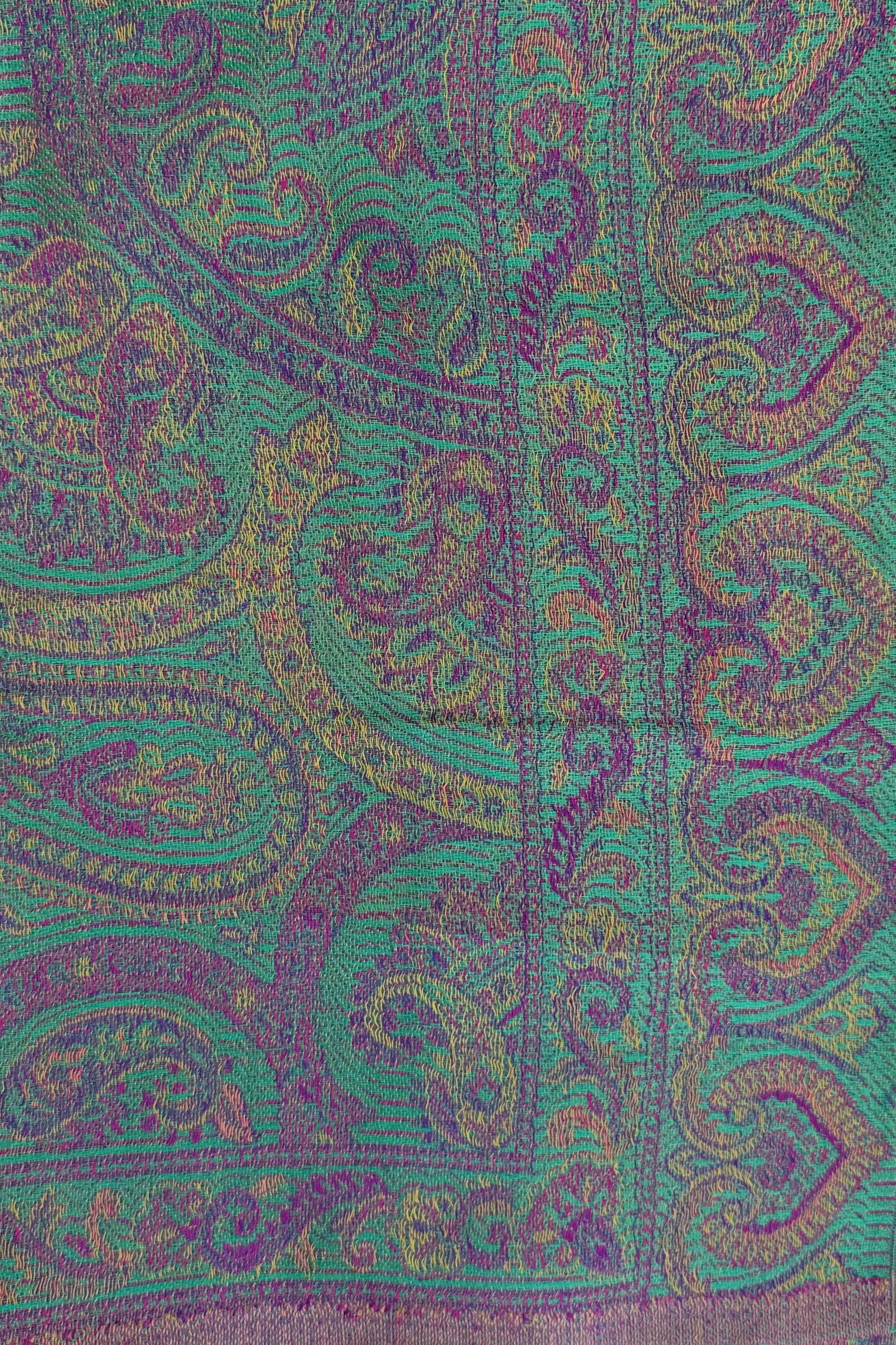 Cashmere & Bamboo Scarf In Lavender Forest