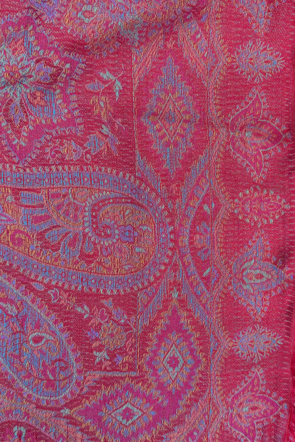 Cashmere & Bamboo Scarf In Raspberry