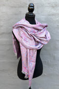 Cashmere & Bamboo Scarf In Hyacinth