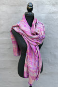 Cashmere & Bamboo Scarf In Vivid Violet