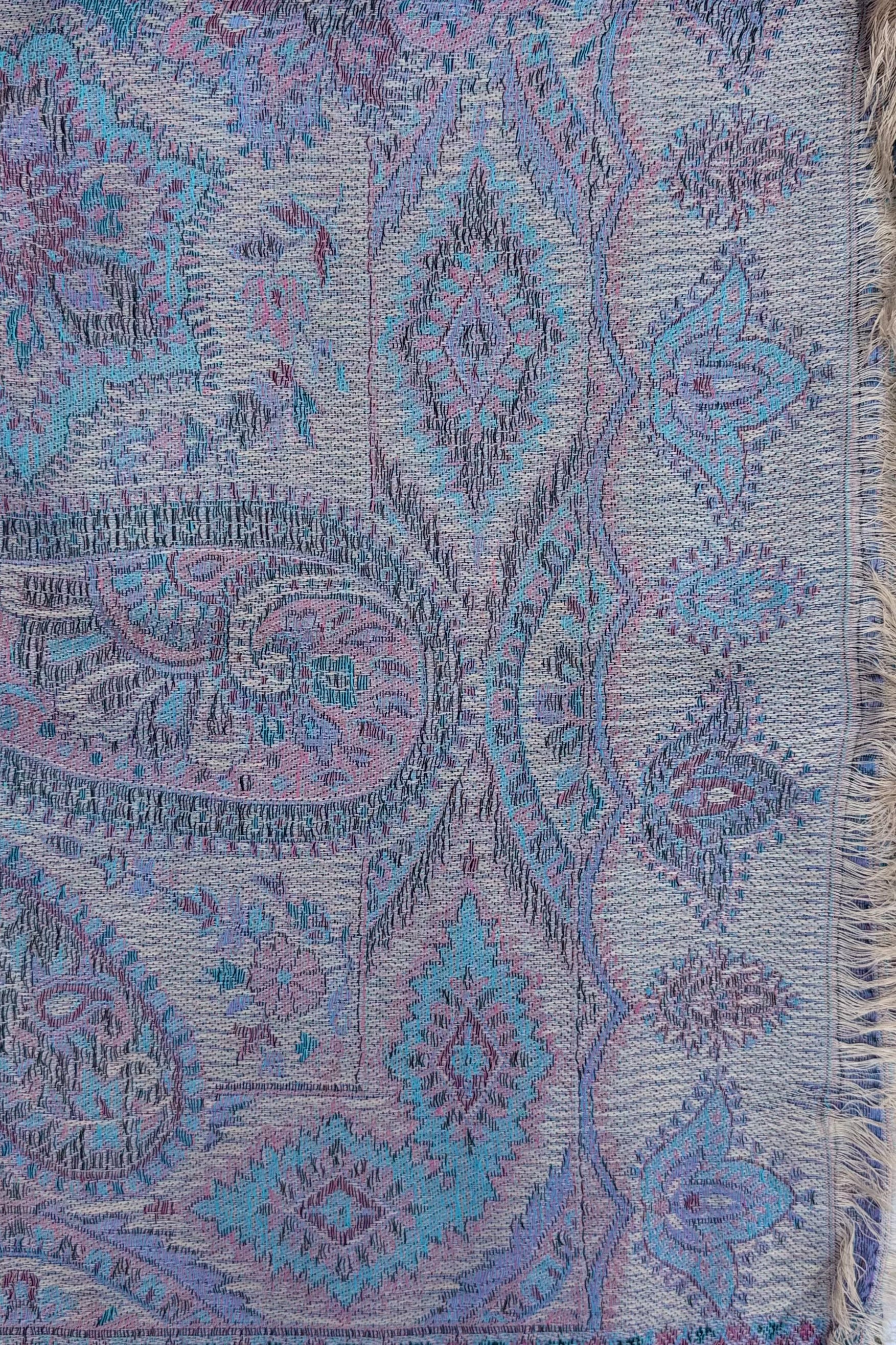 Cashmere & Bamboo Scarf In Lavender Frost