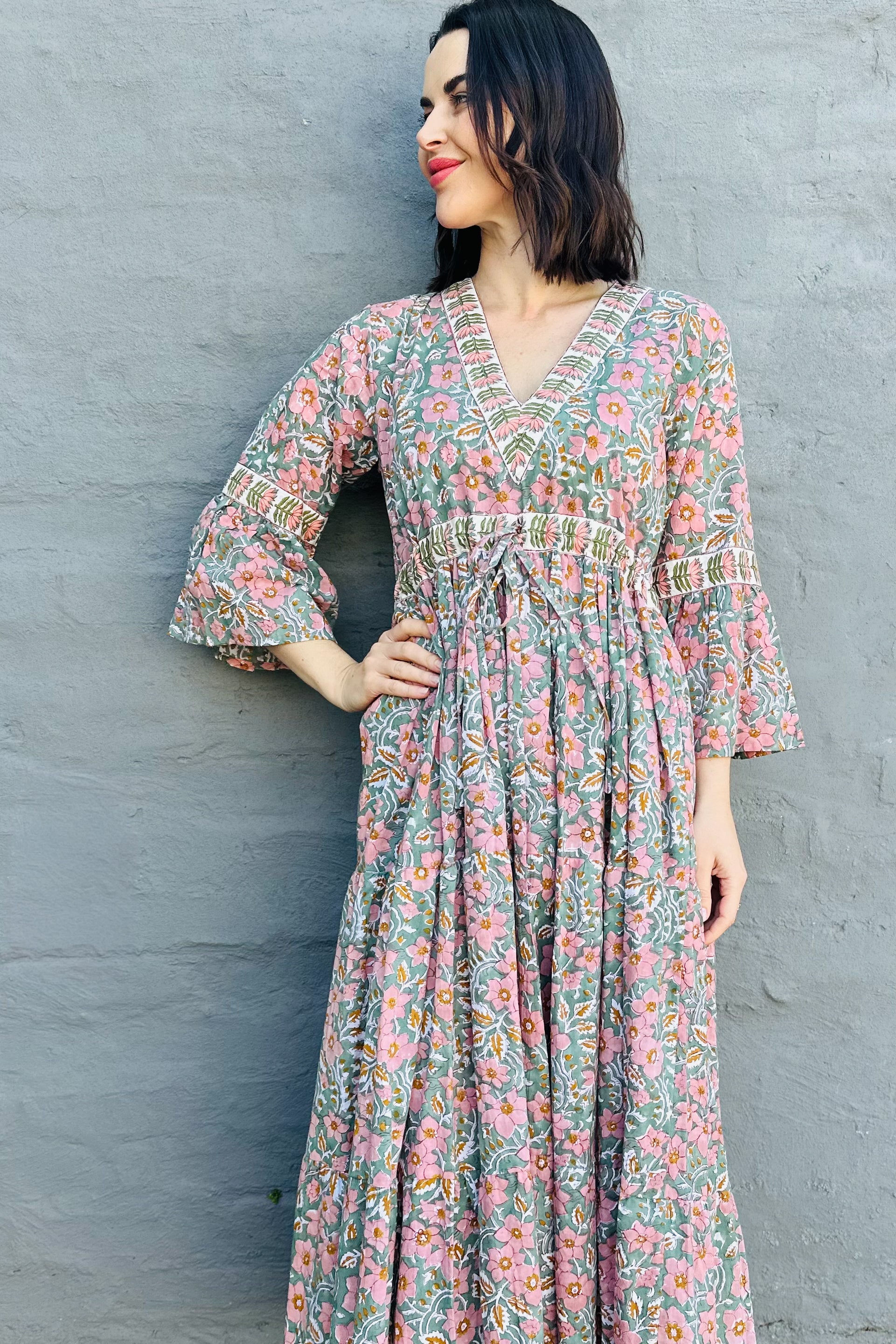 Azura Dress In Pink Petunia
