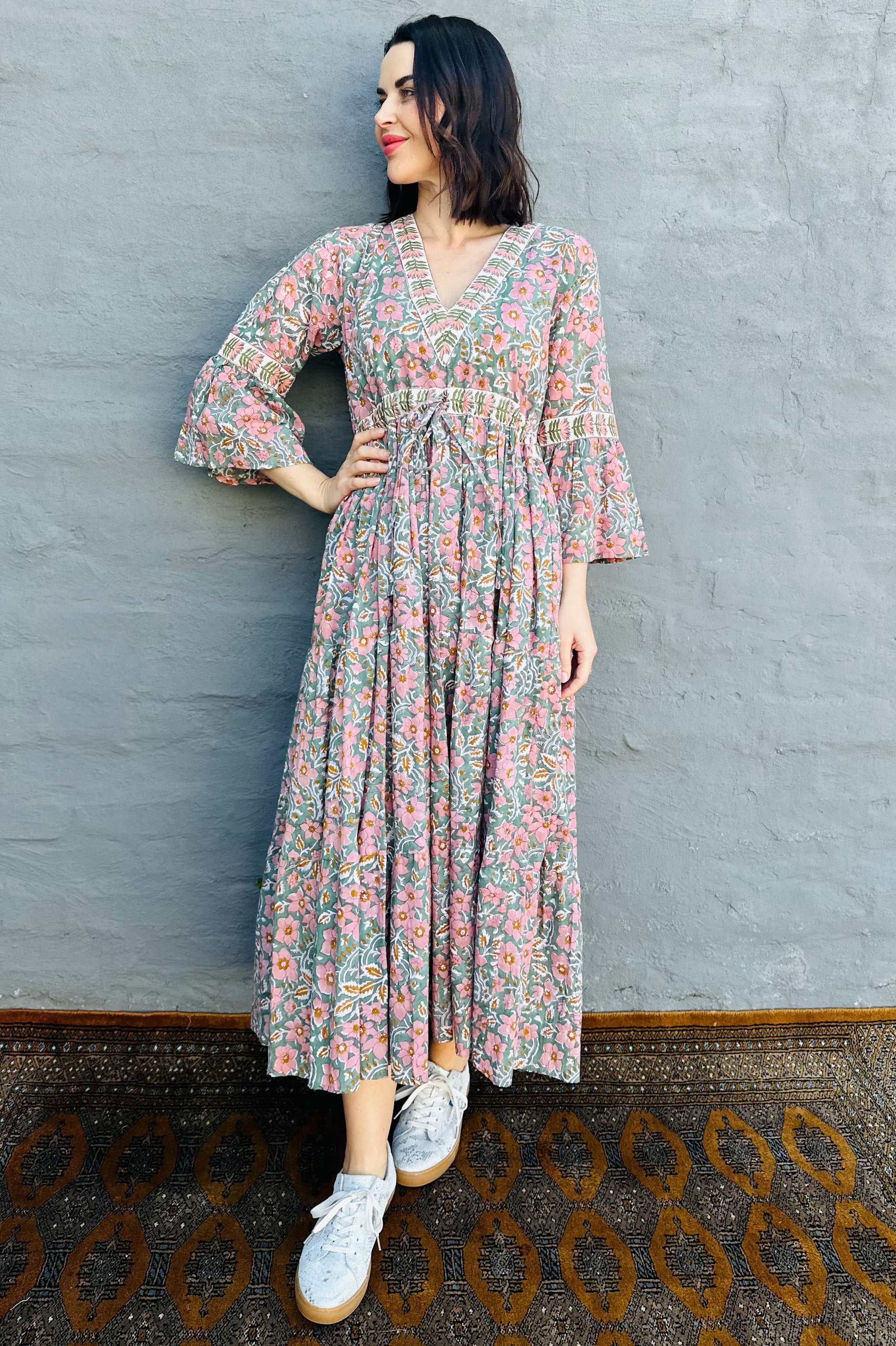 Azura Dress In Pink Petunia