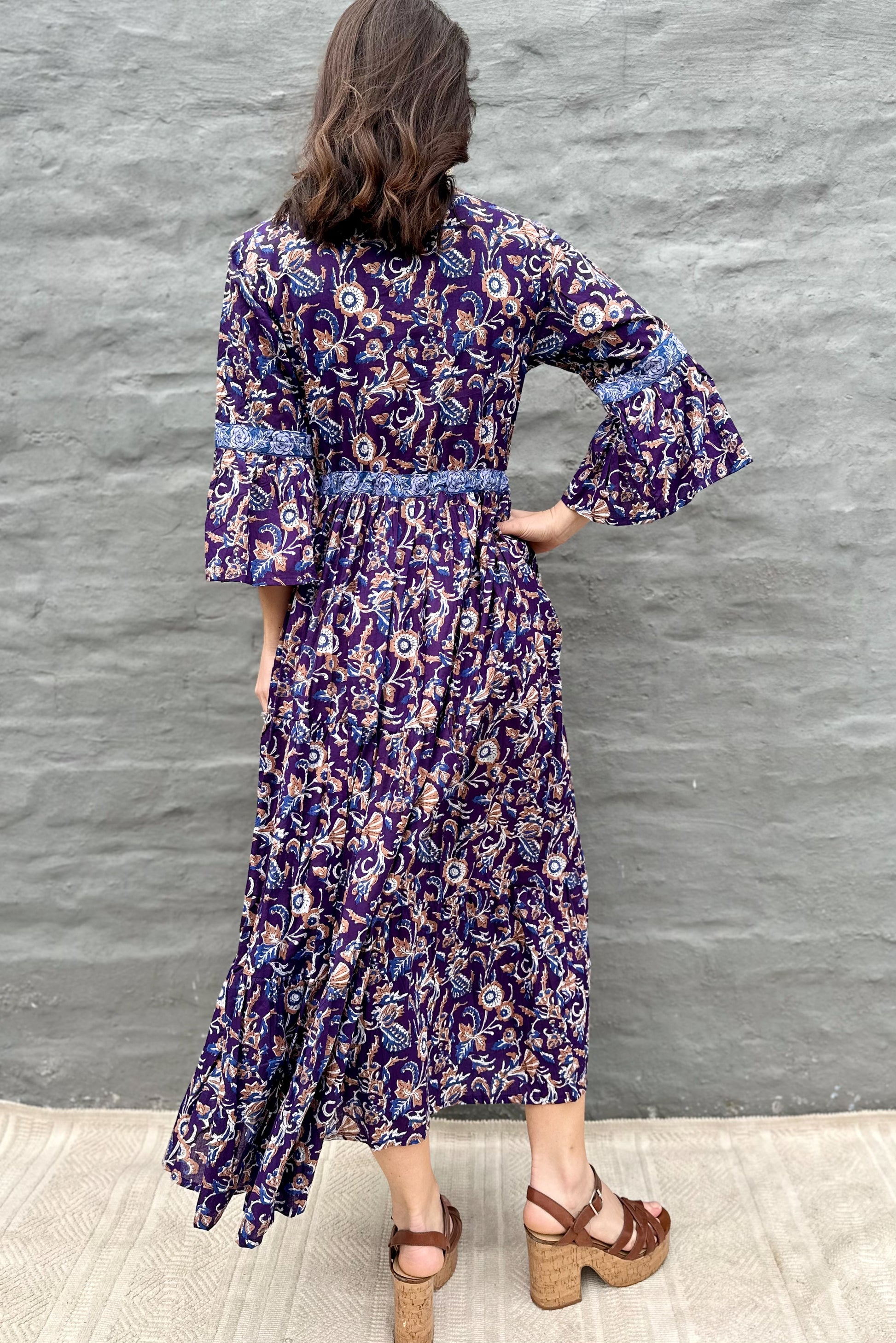 Azura Dress In Amethyst Floral