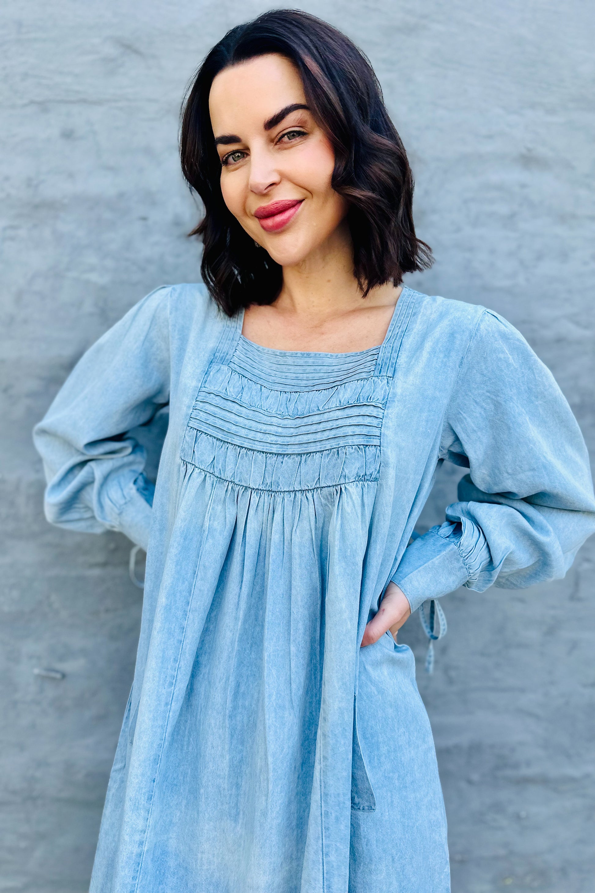 Sarita Denim Dress