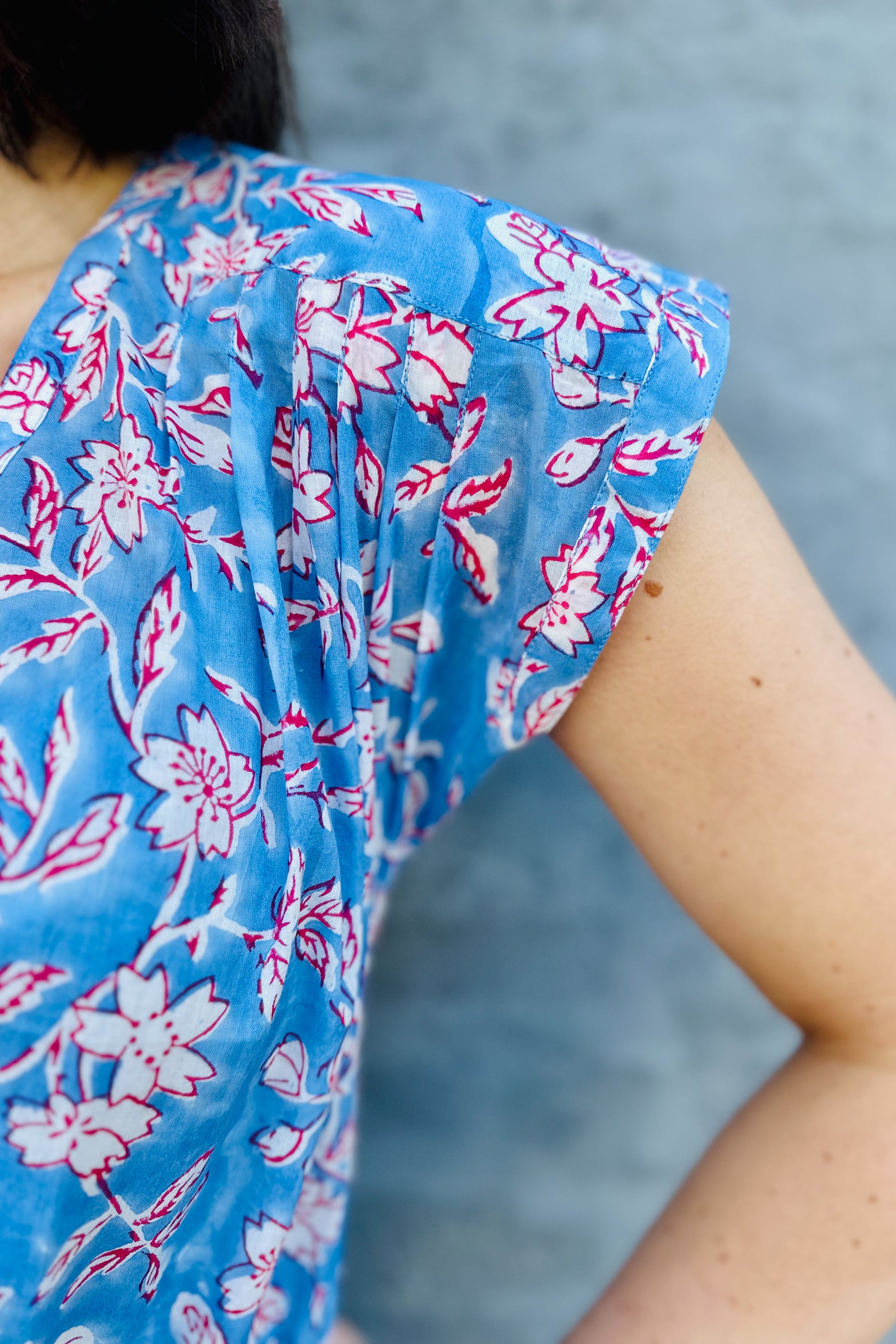 Savita Dress In Sky Garden