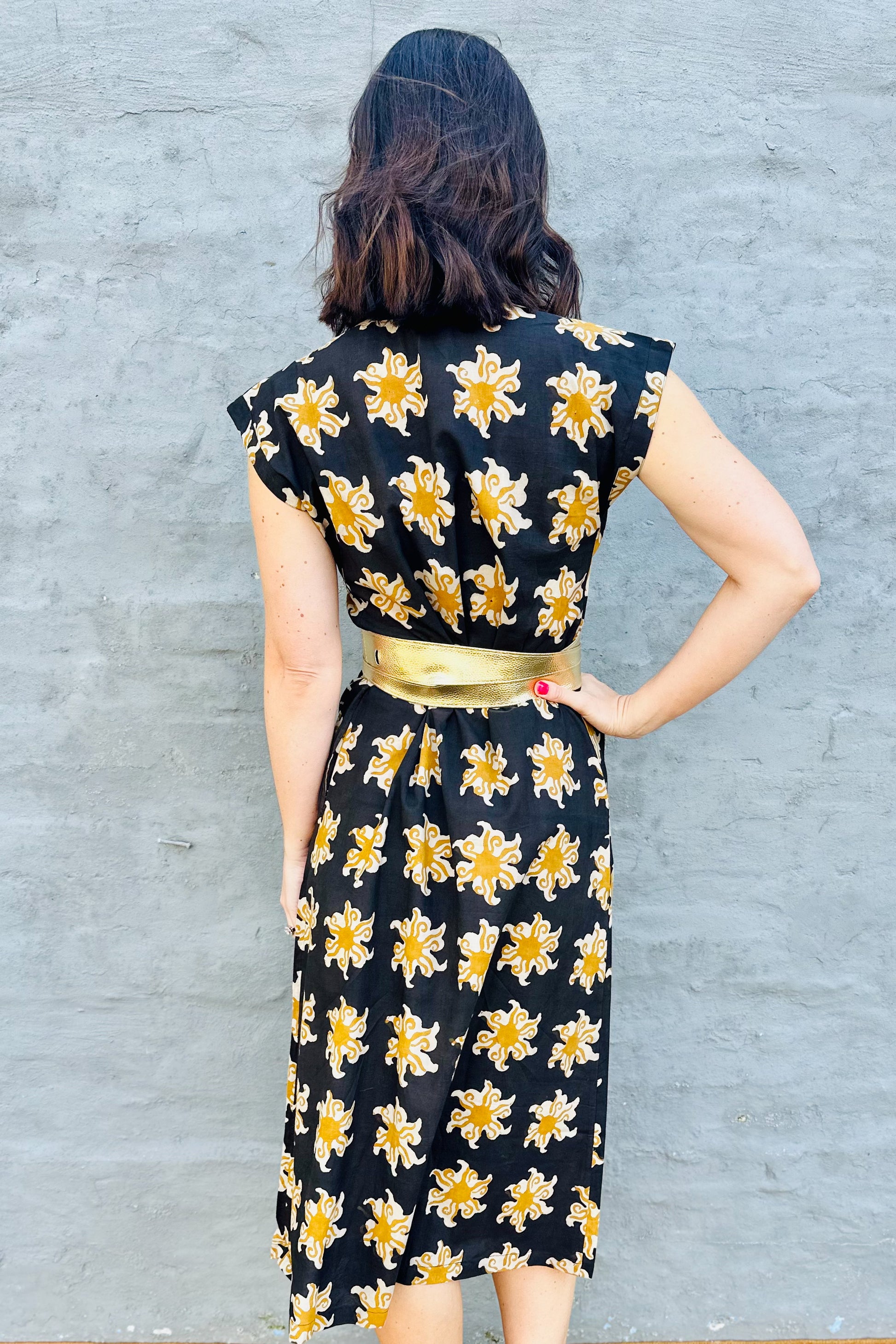 Savita Dress In Ebony Sun