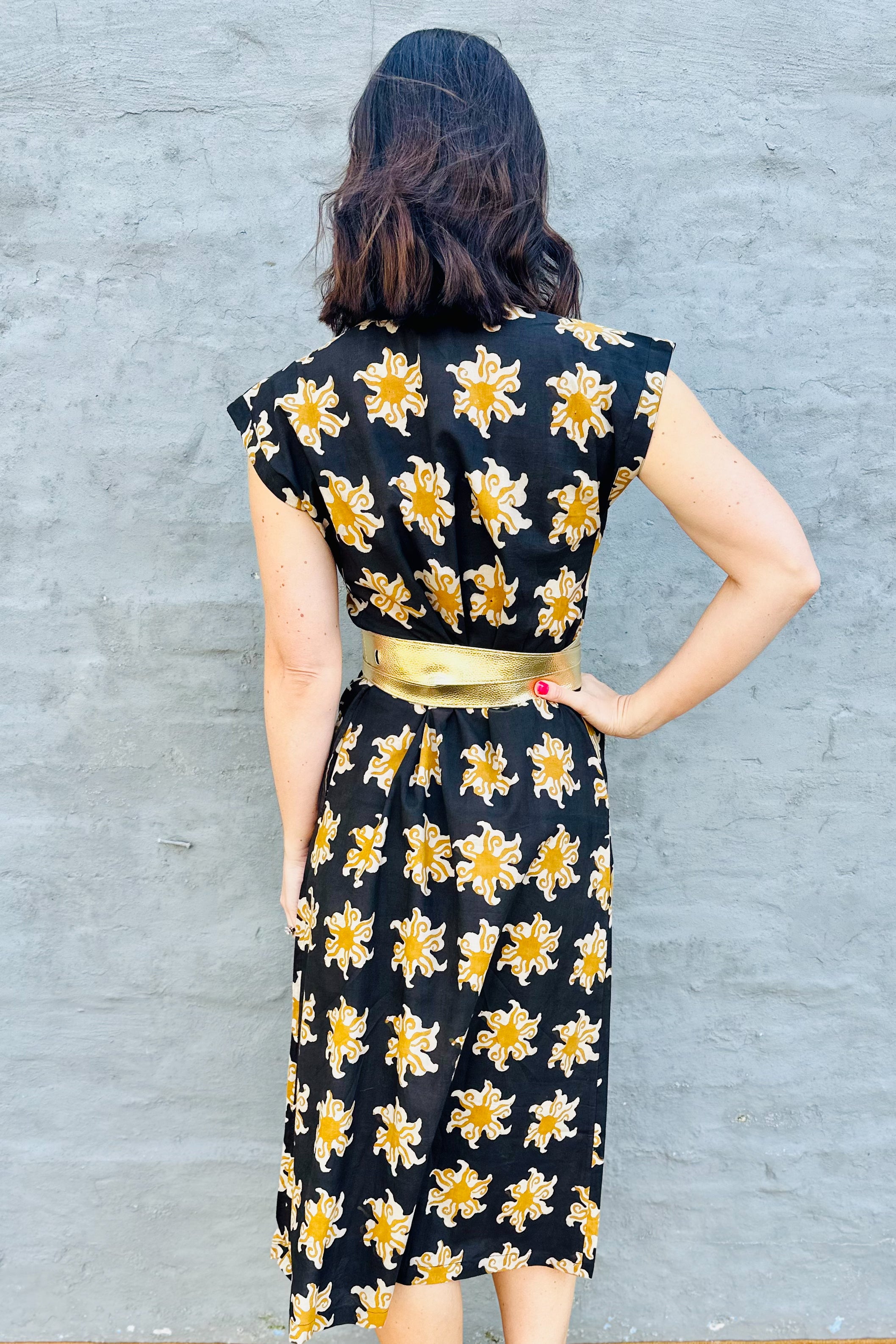 Savita Dress In Ebony Sun