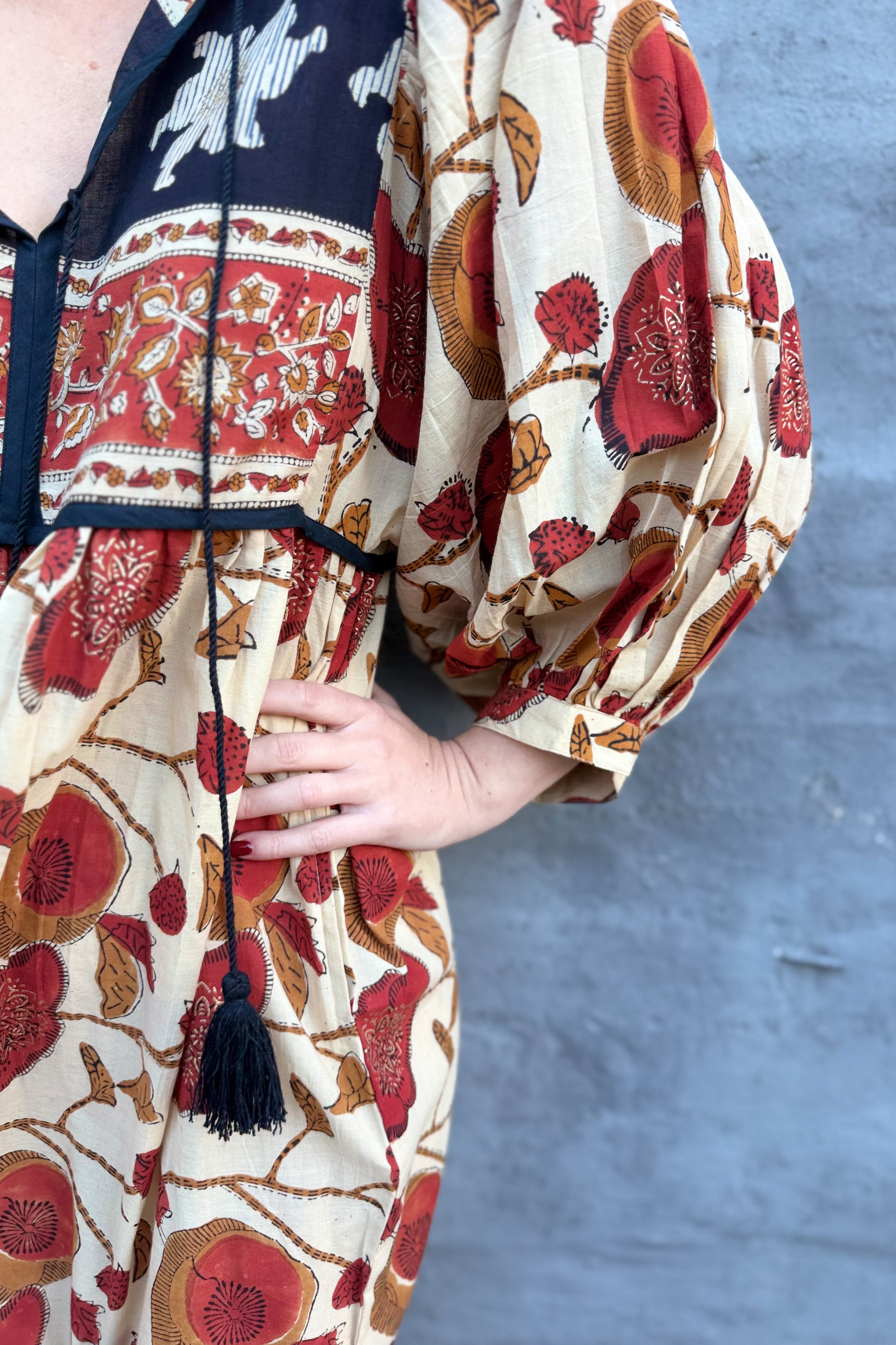 Scarlet Poppy Short Boho Dress