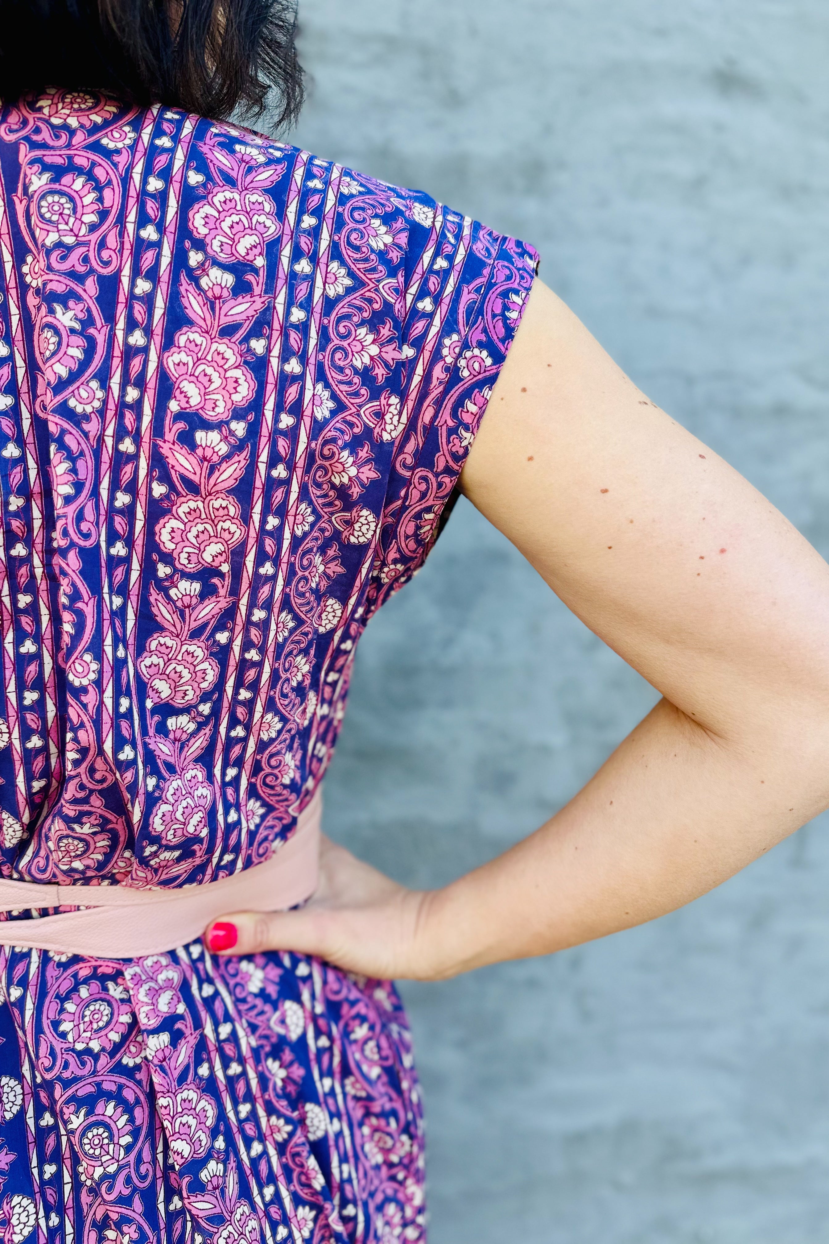 Savita Dress In Violet Vine