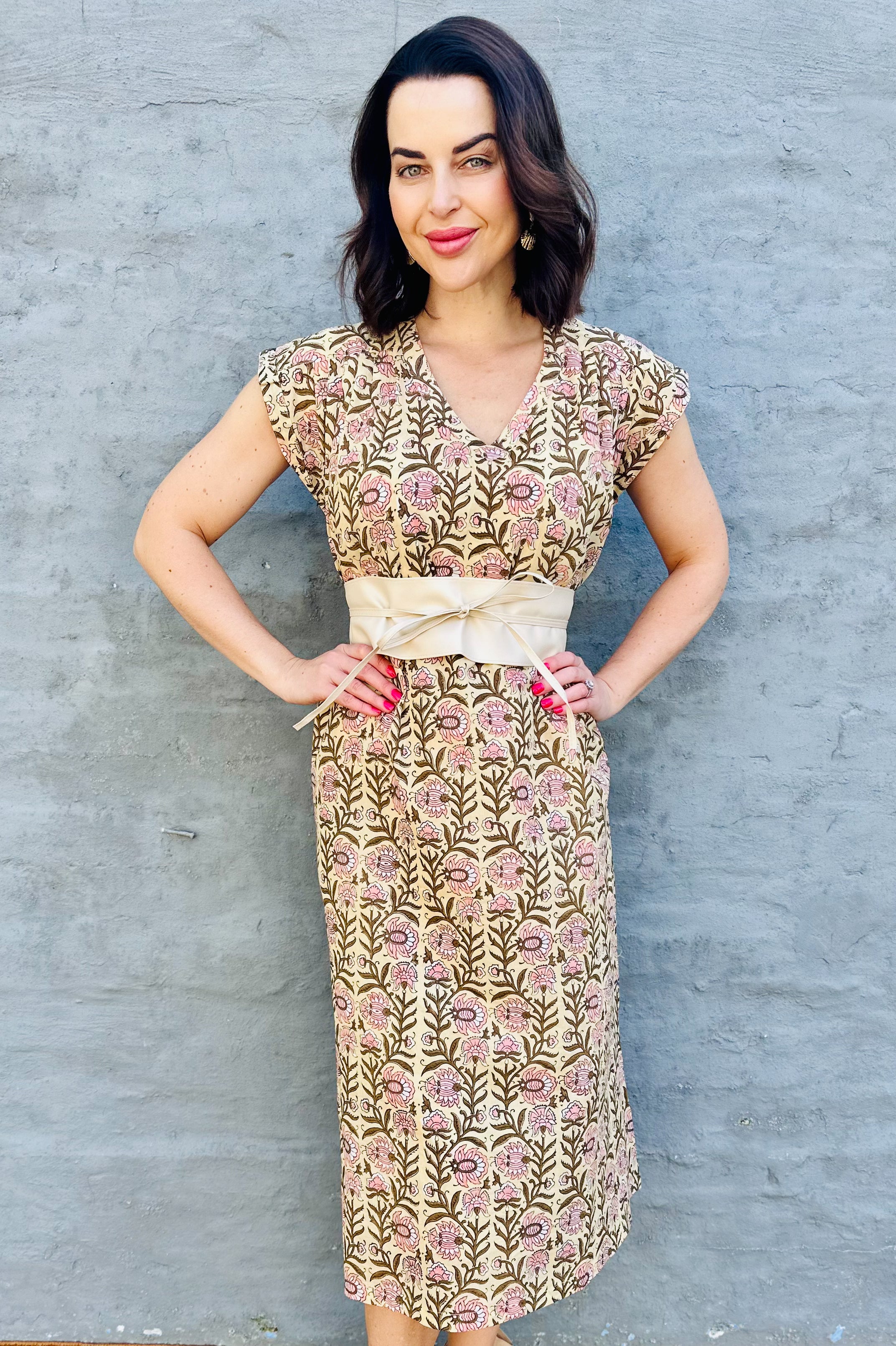 Savita Dress In Lotus Vine