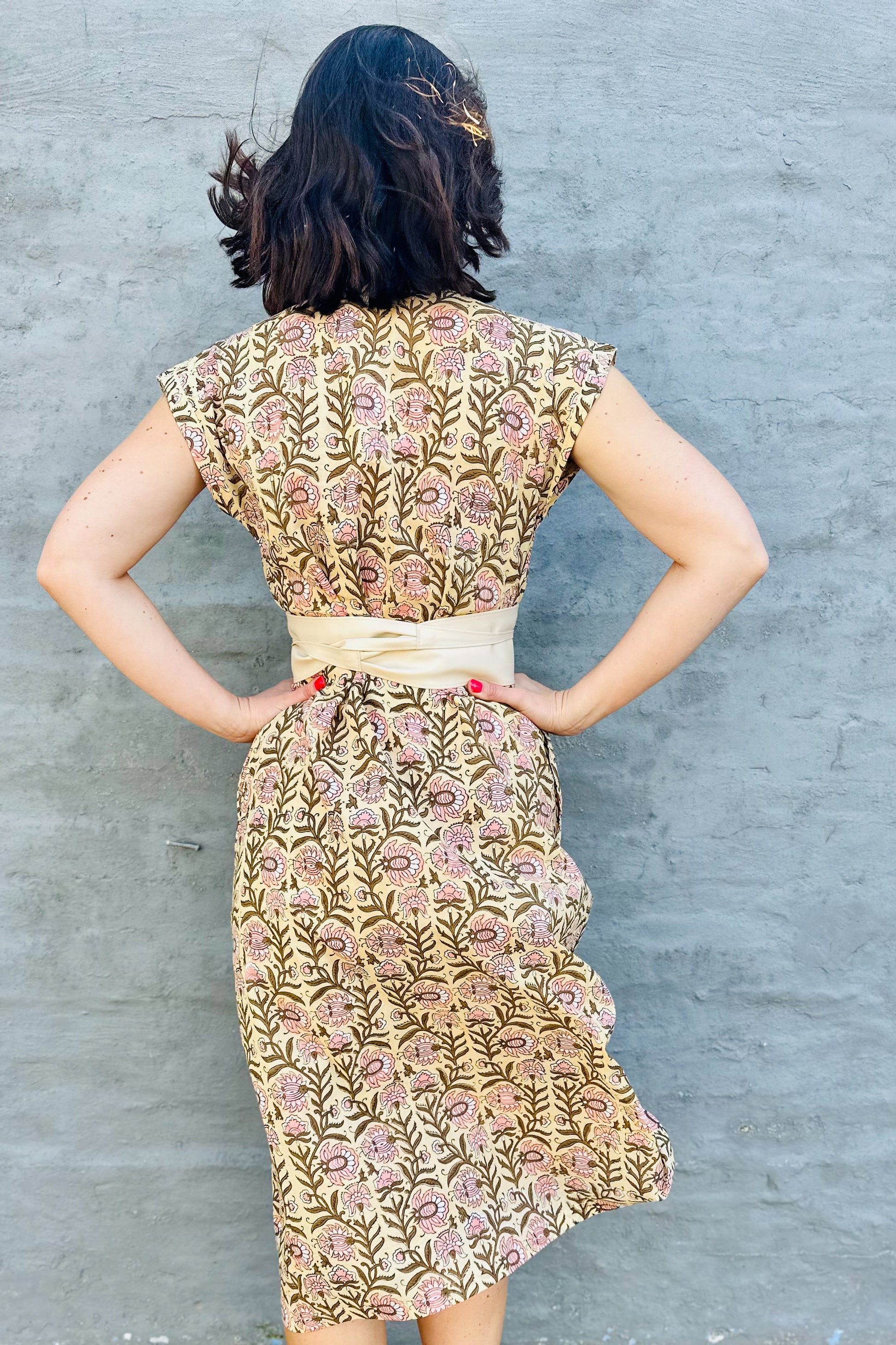 Savita Dress In Lotus Vine