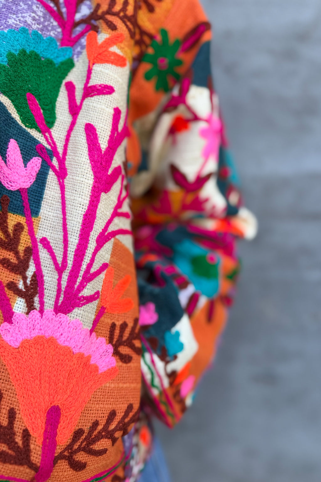 Cotton Suzani Jacket In Funfair