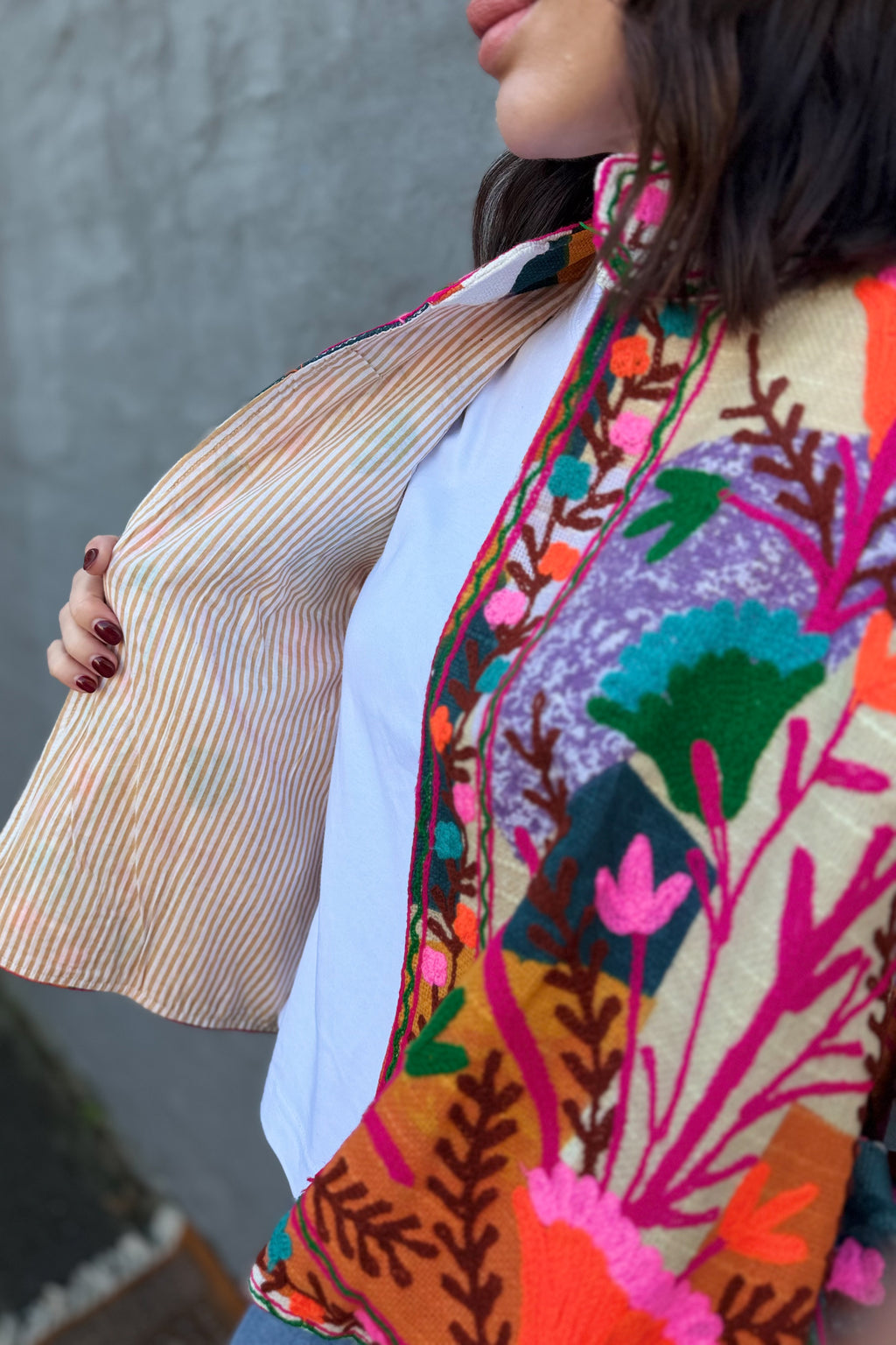 Cotton Suzani Jacket In Funfair