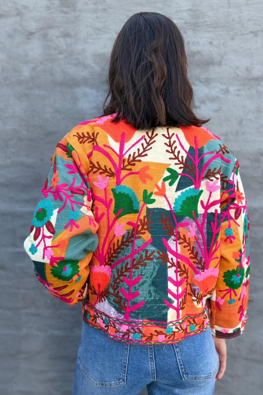 Cotton Suzani Jacket In Funfair