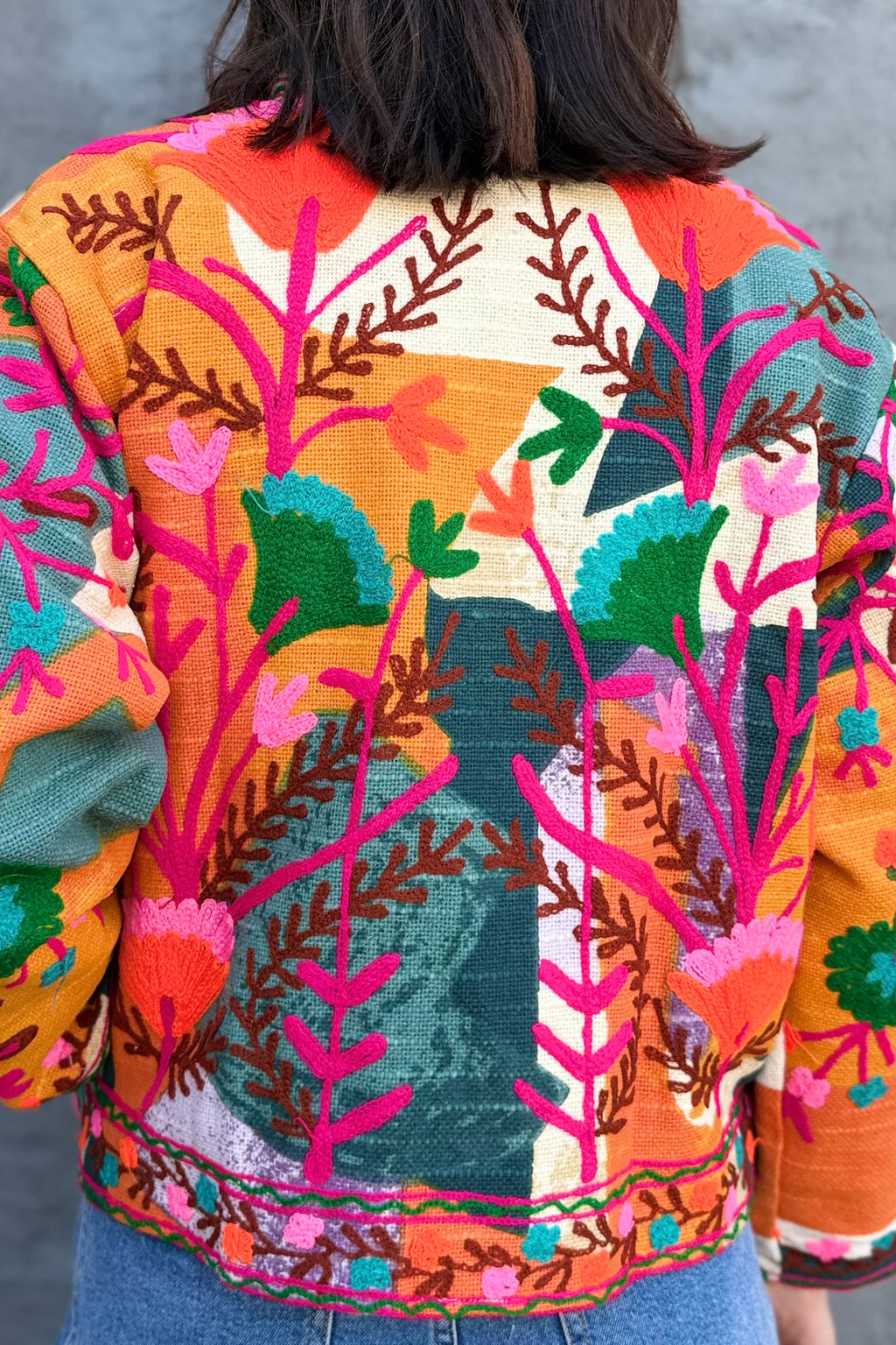 Cotton Suzani Jacket In Funfair