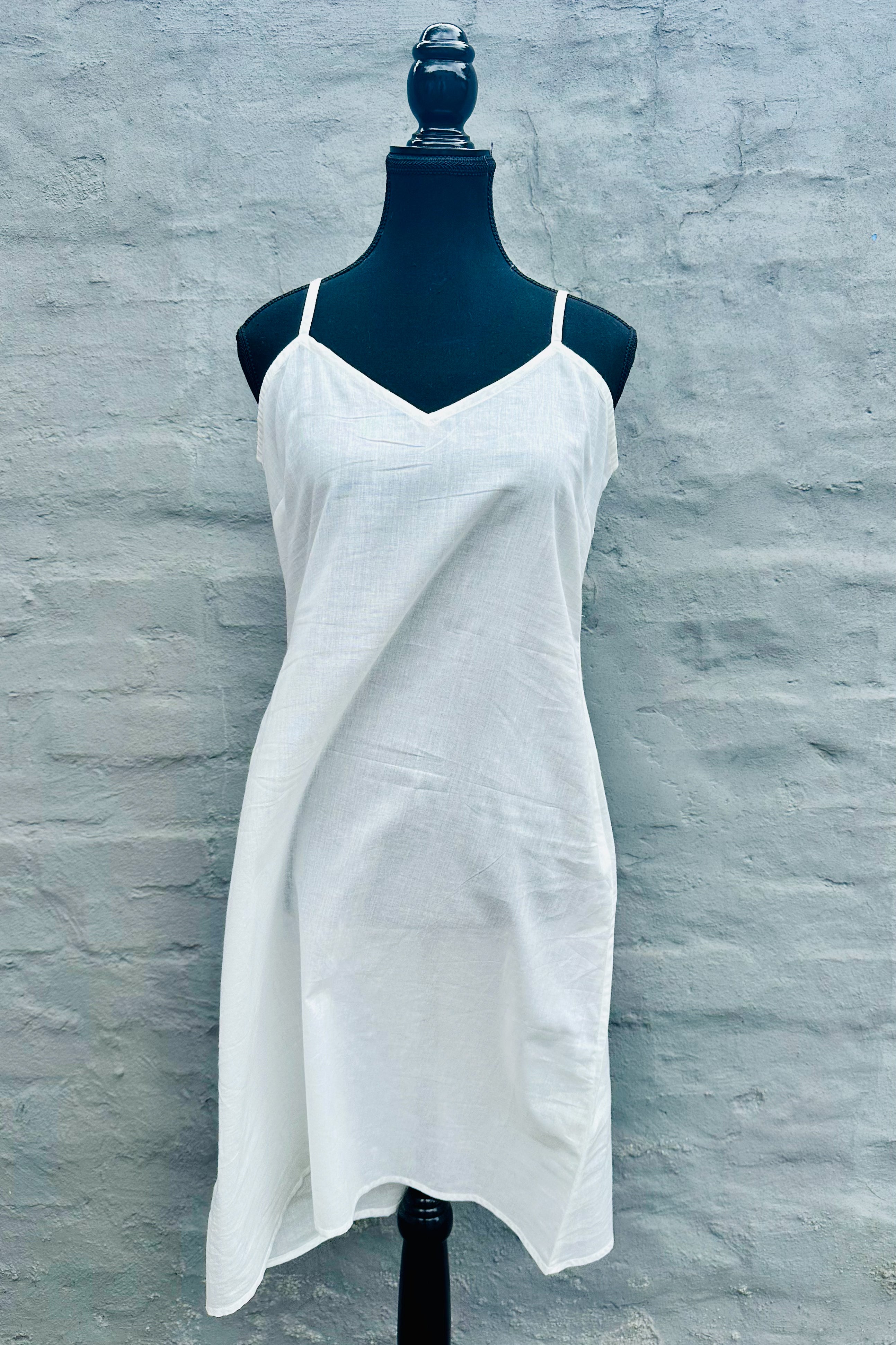 White Slip Dress