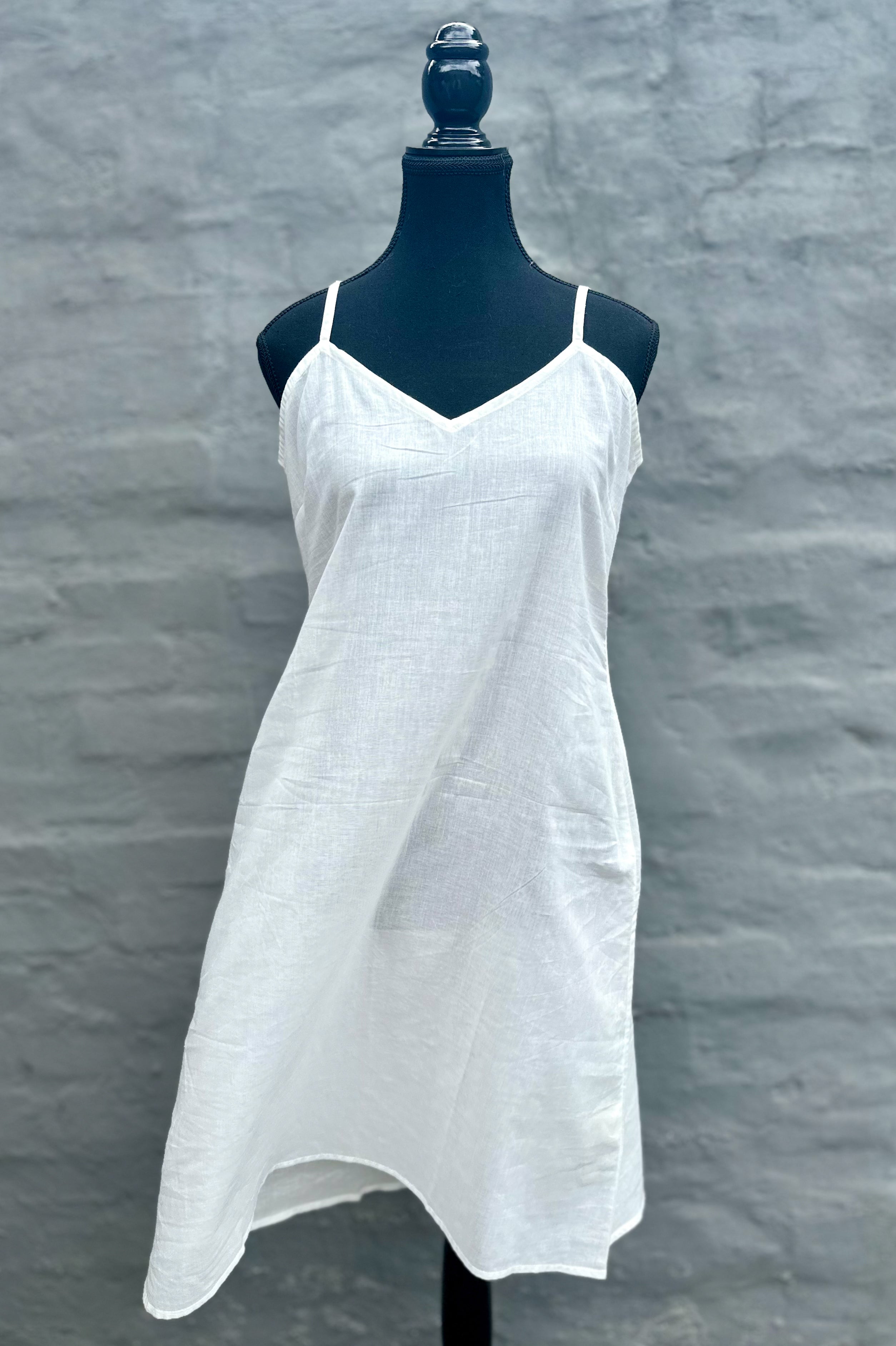 White Slip Dress
