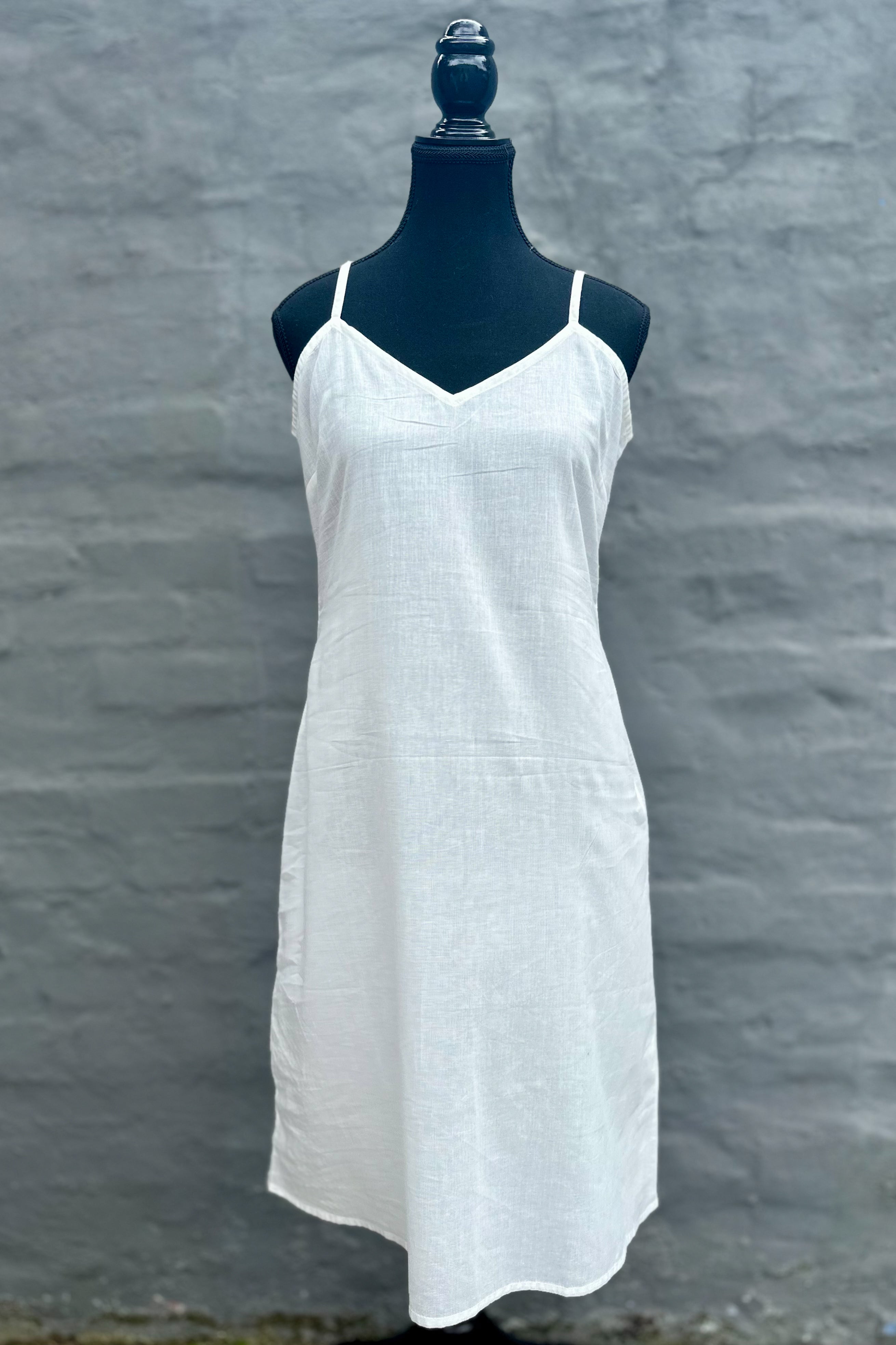 White Slip Dress