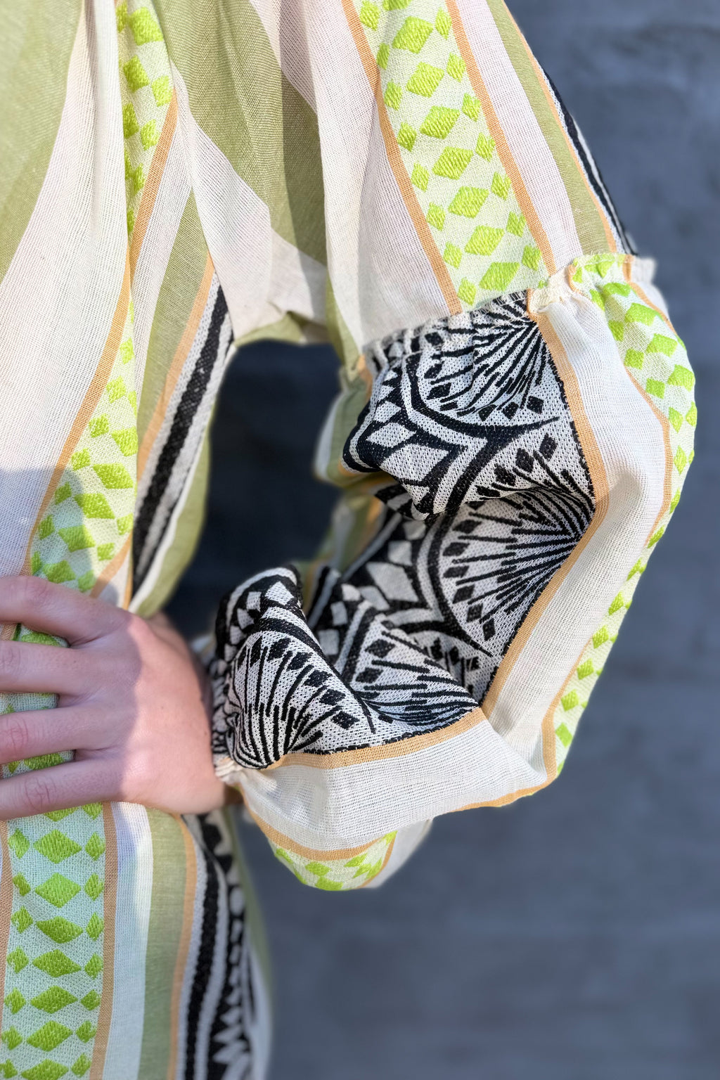 Kiara Dress In Lime