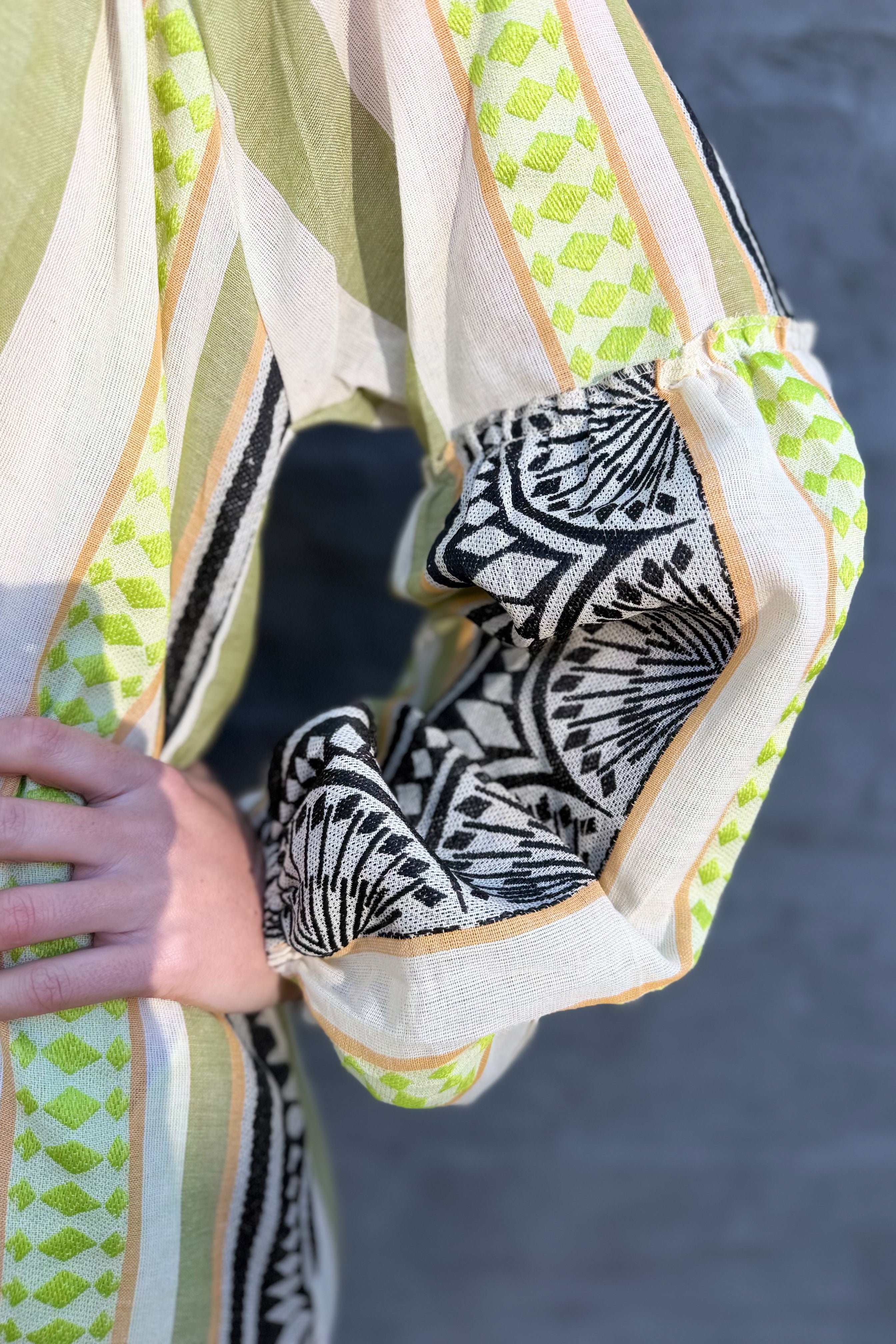 Kiara Dress In Lime
